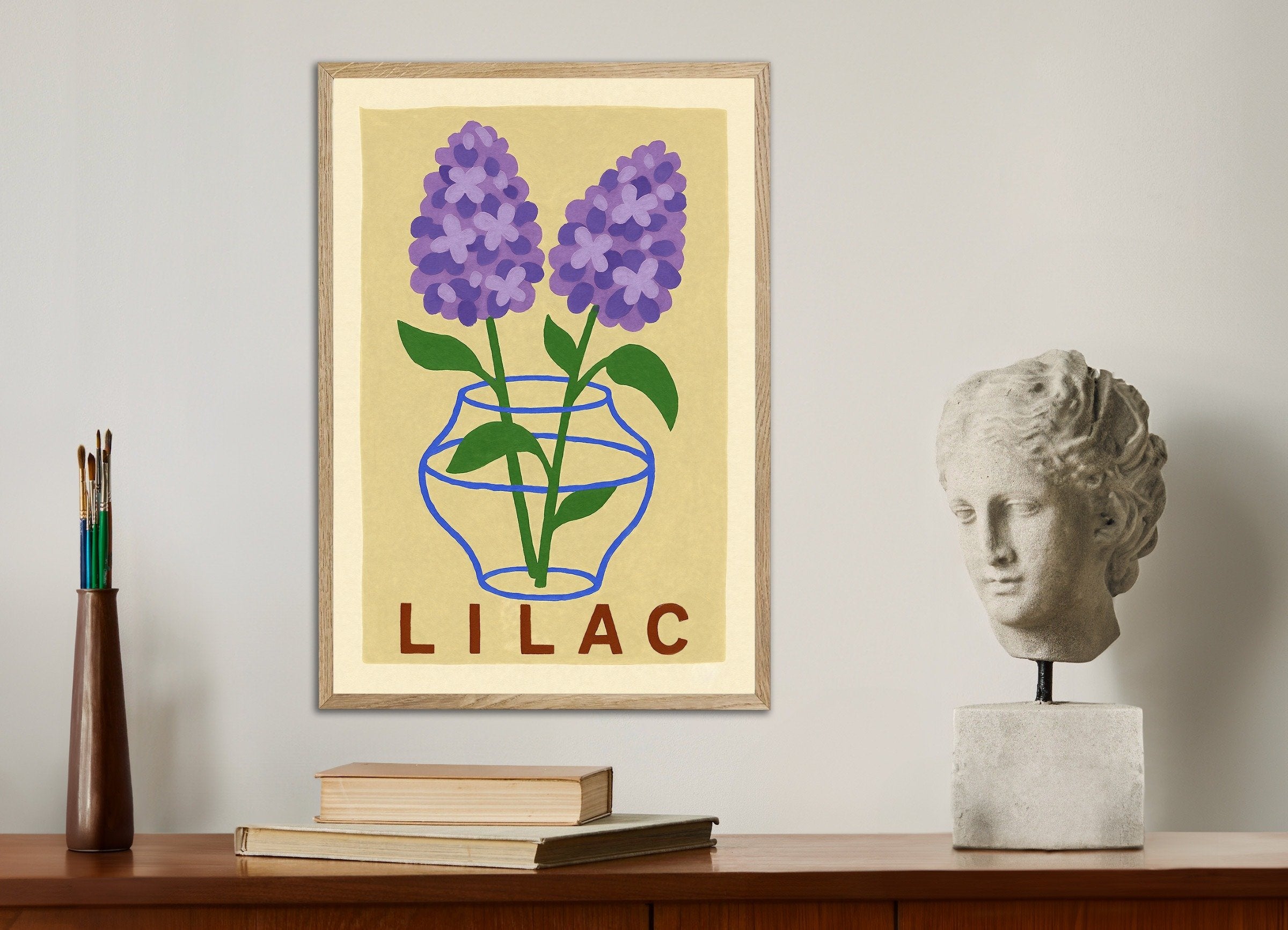 Impresión de lila Póster