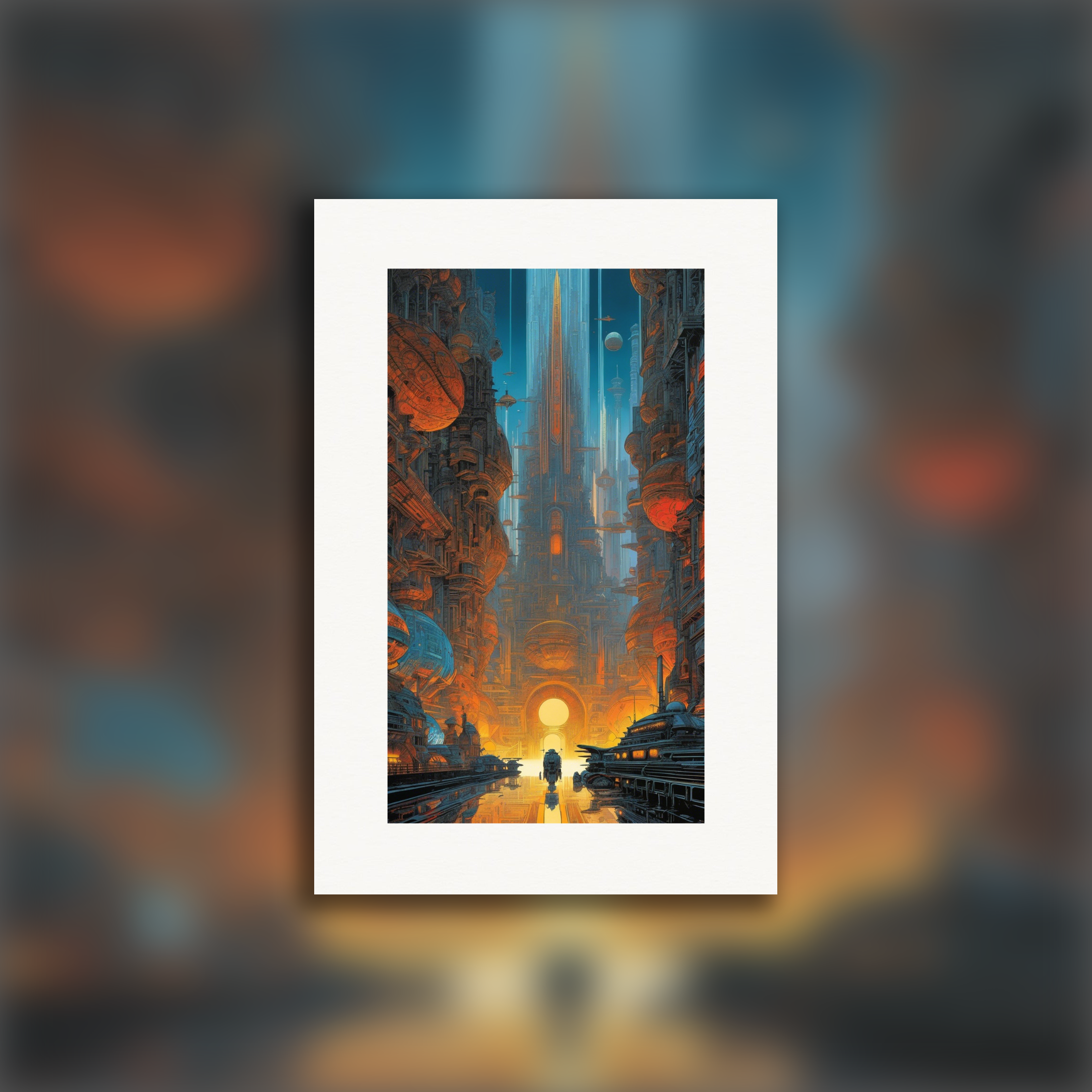 Ciudad futurista - Póster