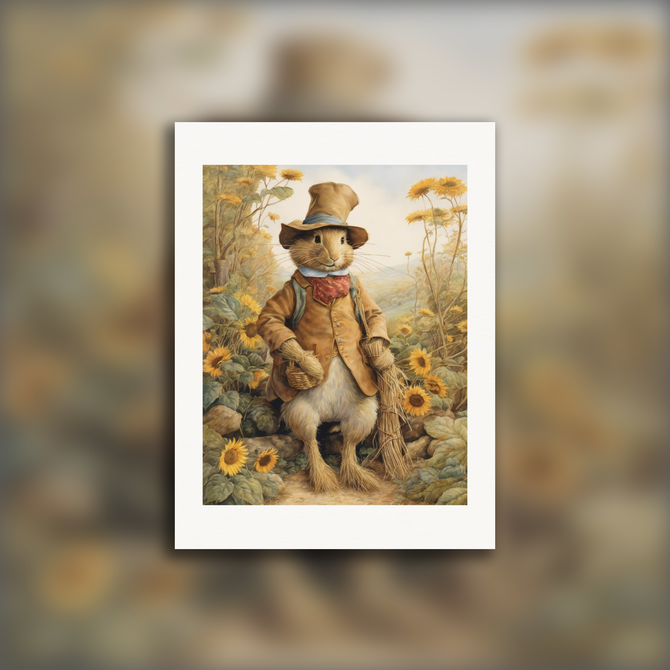 Encantadoras historias, delicadas acuarelas británicas, Espantapájaros - Póster