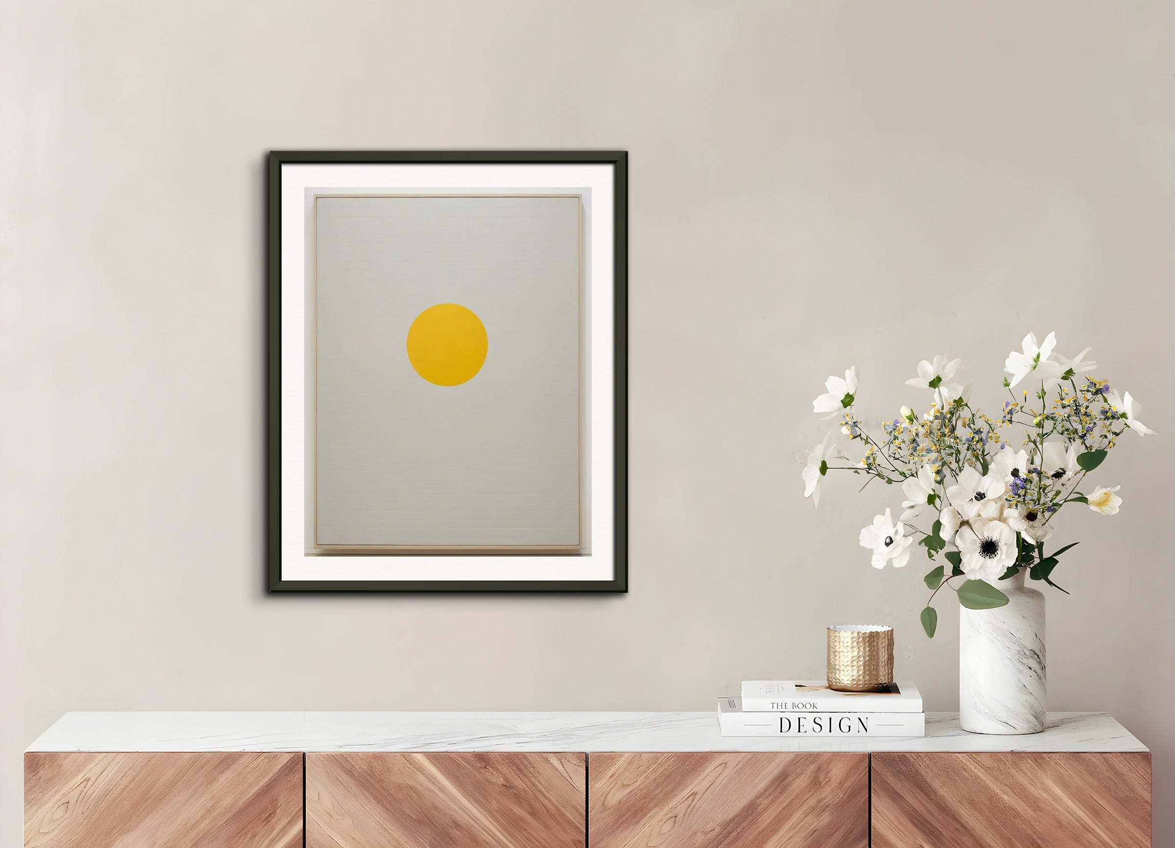 Poster with metal frame: Canadian abstract expressionism,