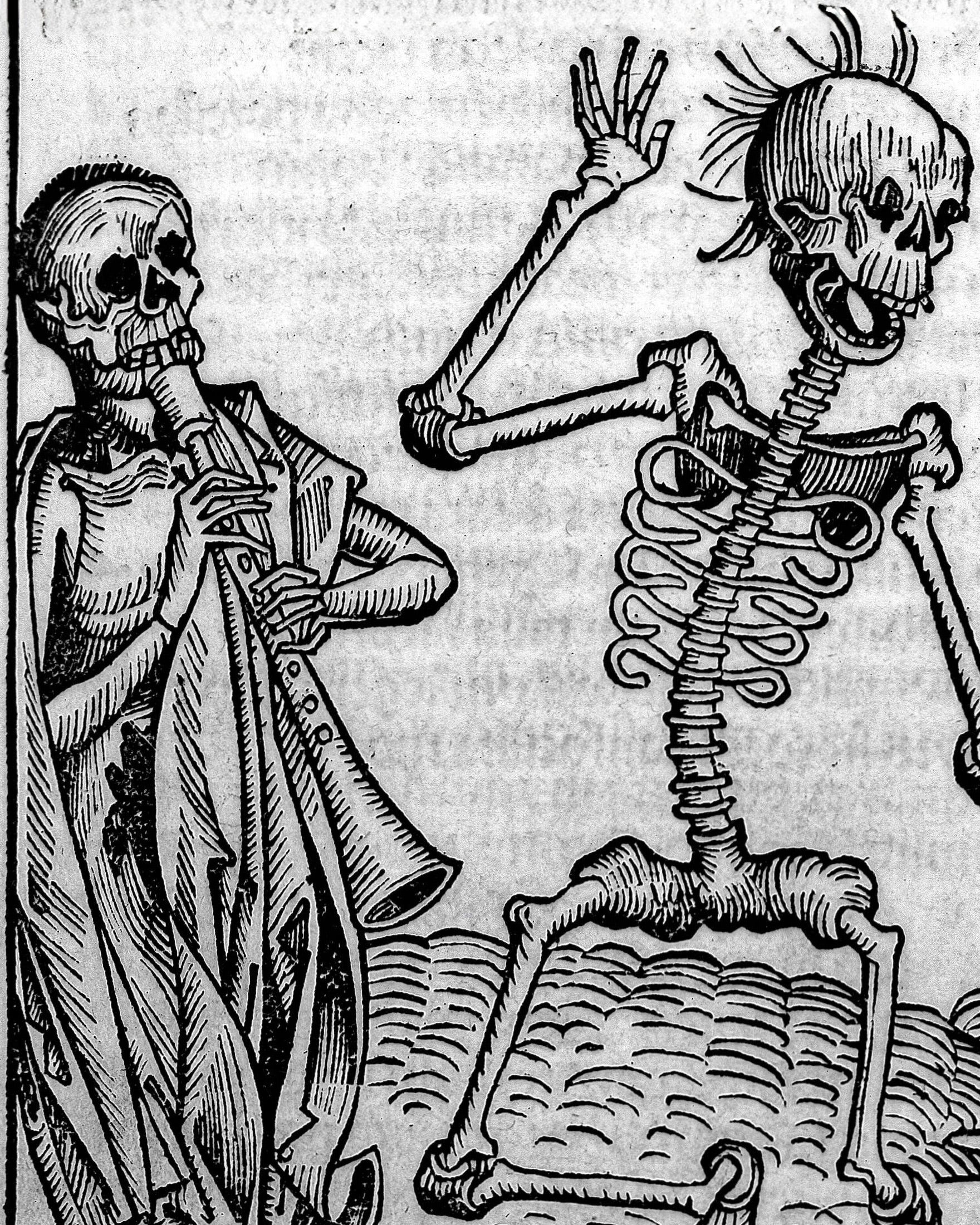 Danse Macabre - Liber chronicarum de Hartmann Schedel, 1493 Póster