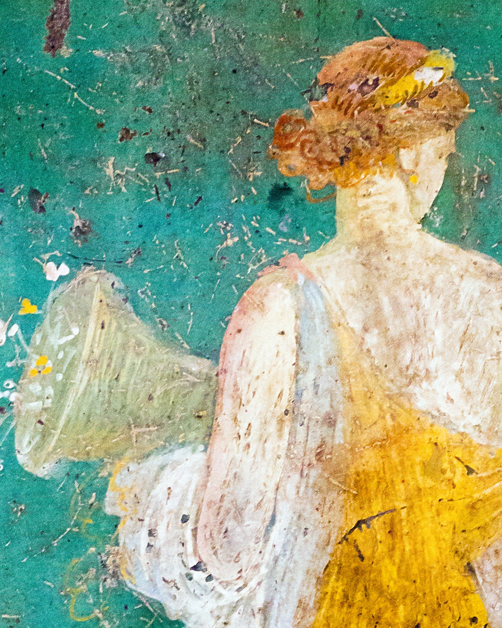 Fresco de Flora en la Pared – Stabiae - Pintura Romana Antigua Póster