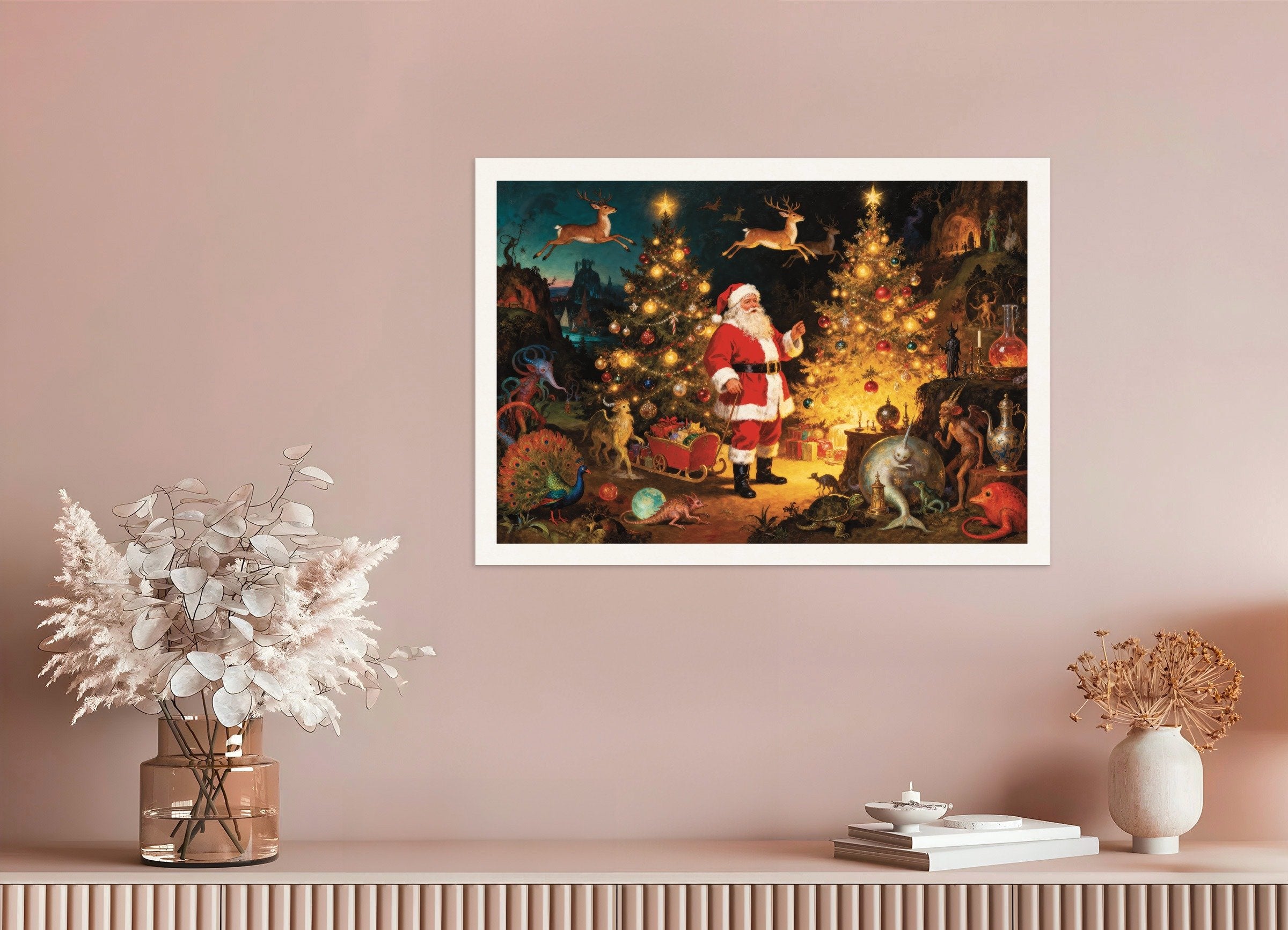 Poster of A strange and fantastic Christmas poster