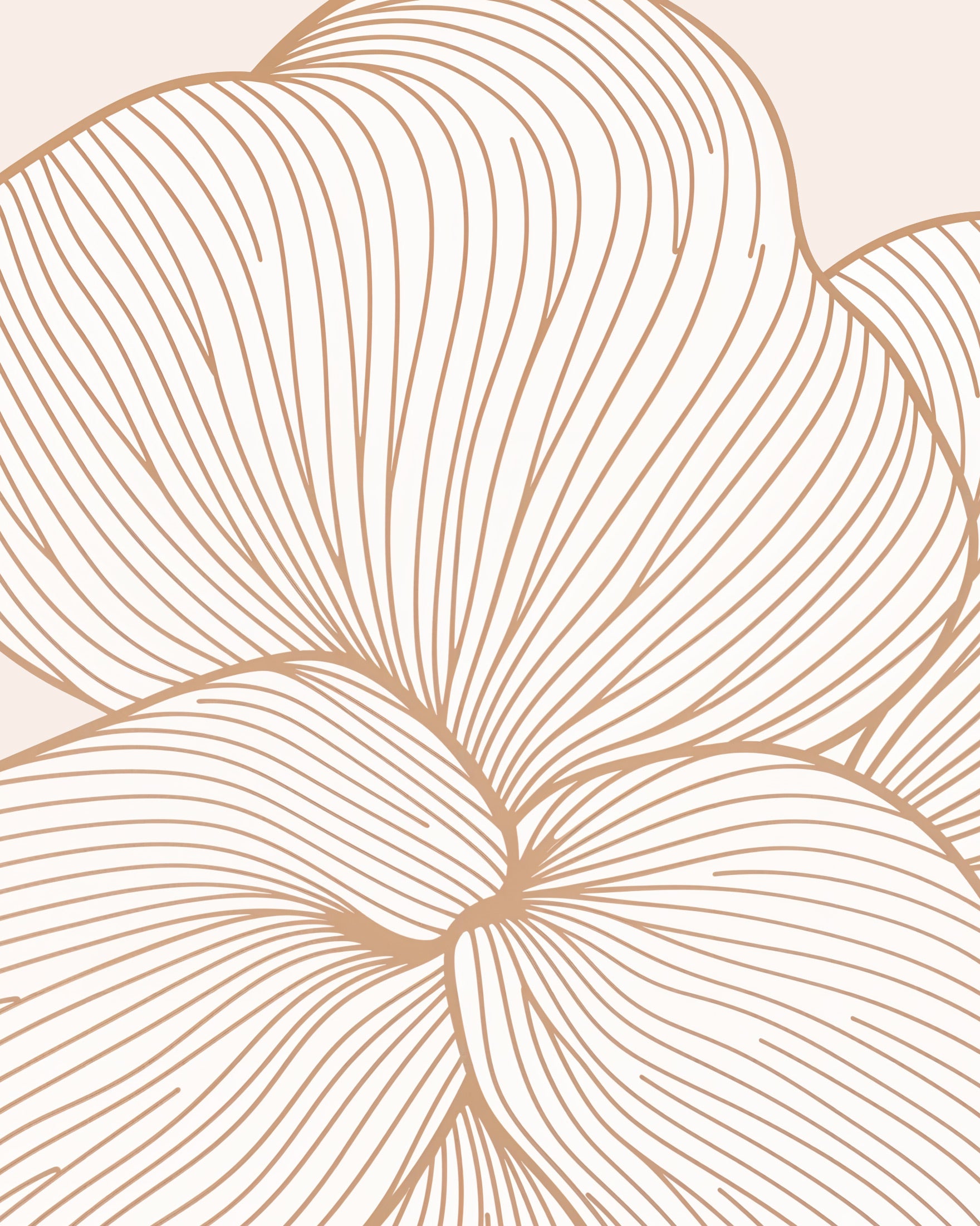 Patrón floral 02, arte abstracto - Póster