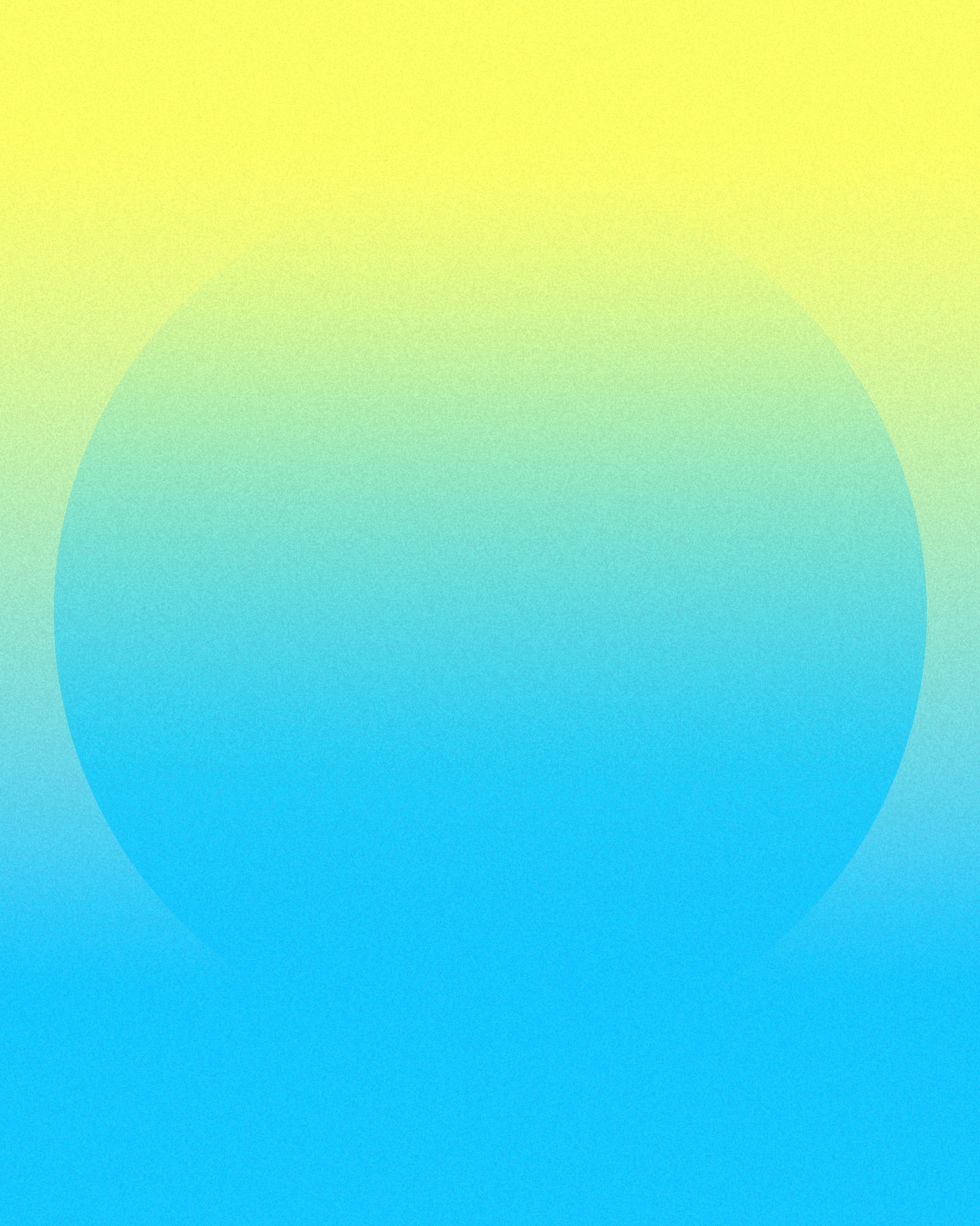 Silencio es Oro y Azul - Lámina decorativa Abstracta en Degradado Póster