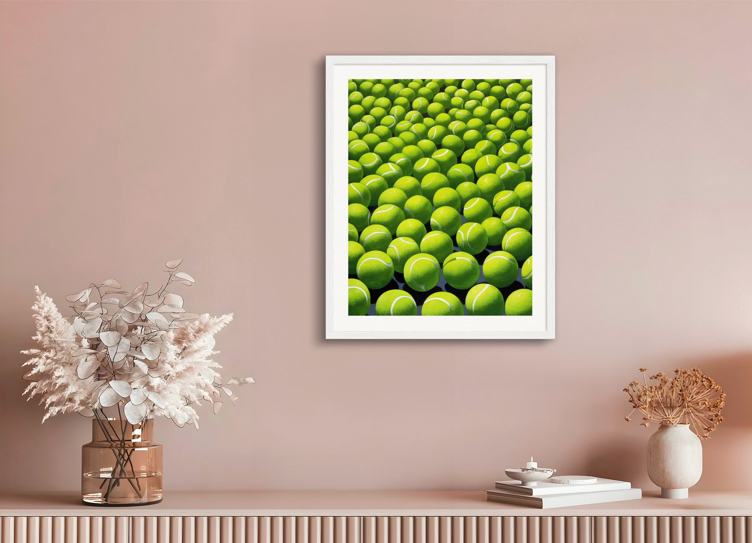 Poster with wood frame: Belgian surrealism,