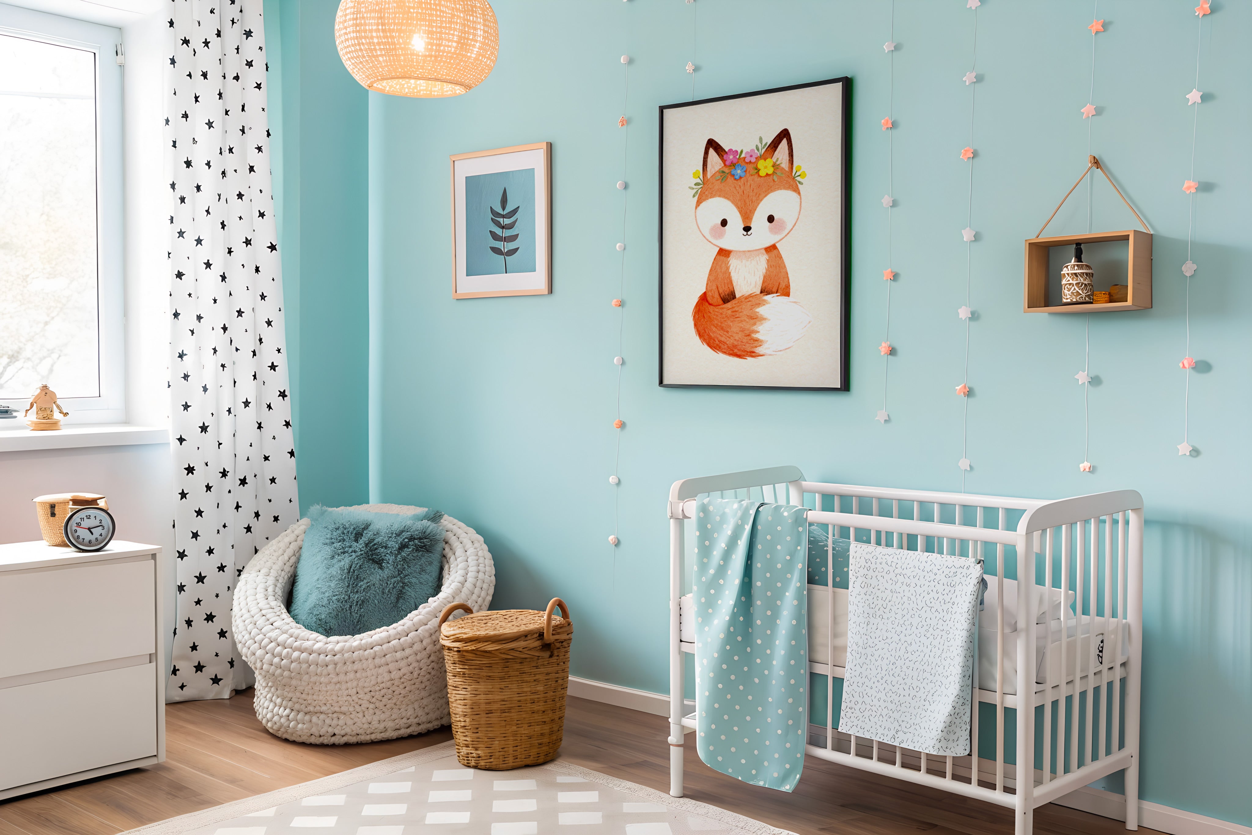 Póster de Zorro - Arte de Pared para Cuarto Infantil Bosque