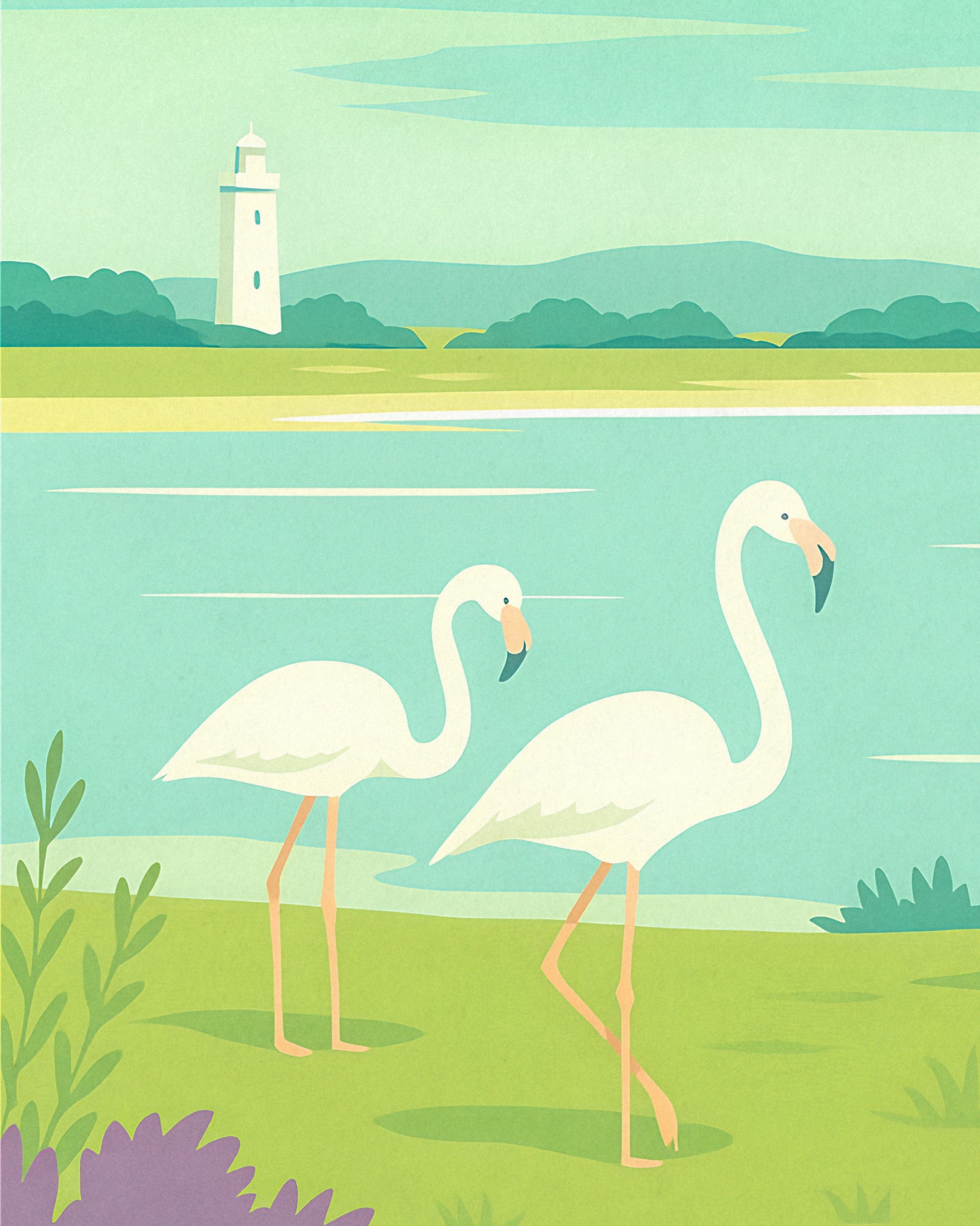 Póster de Viaje Camargue - Región francesa