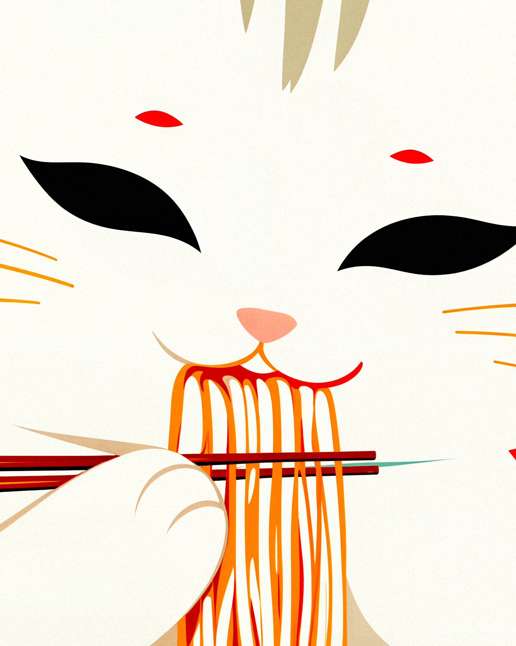 Ramen & Cat, restaurante asiático - Póster