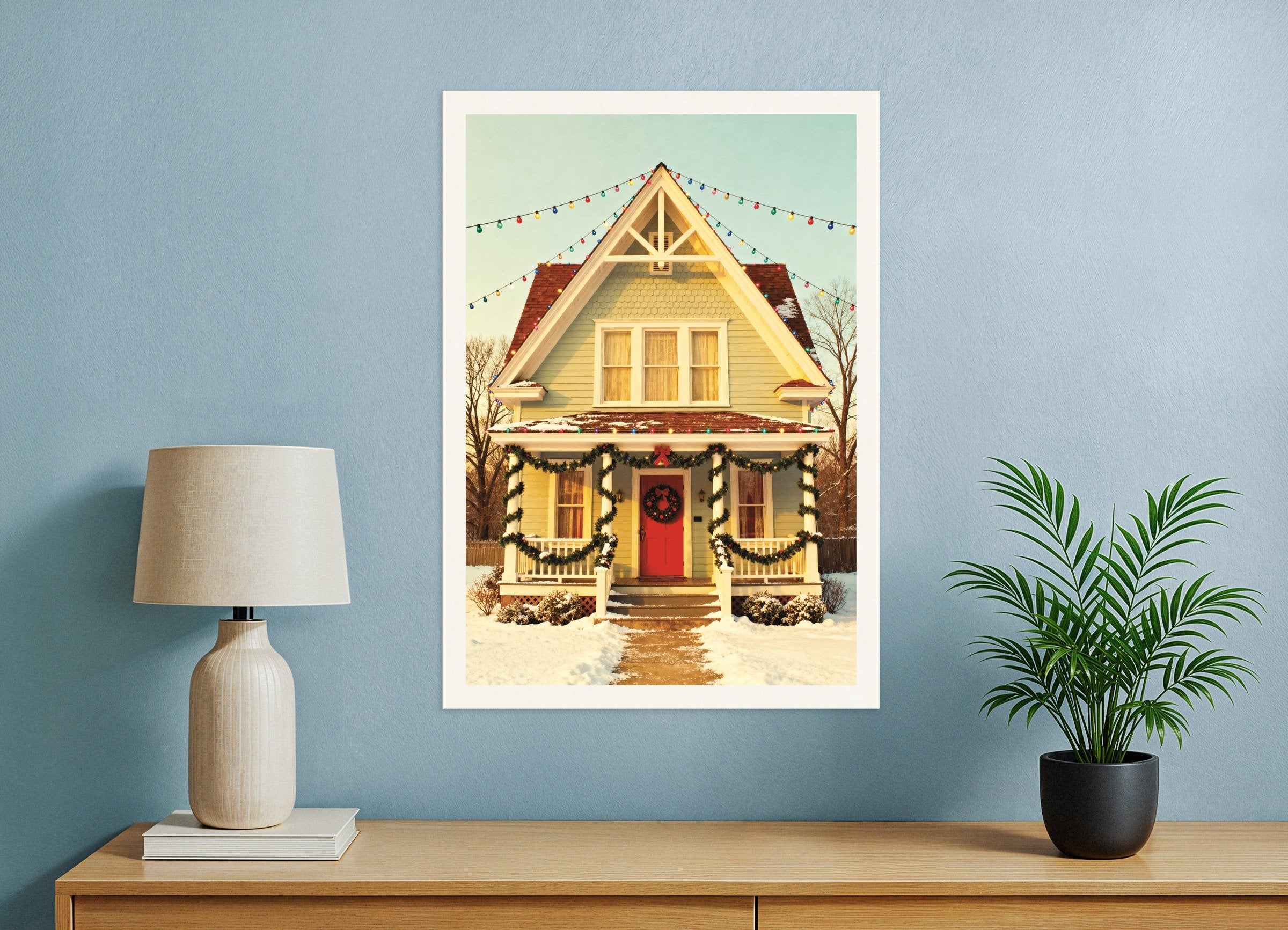Poster of Cozy Christmas house poster