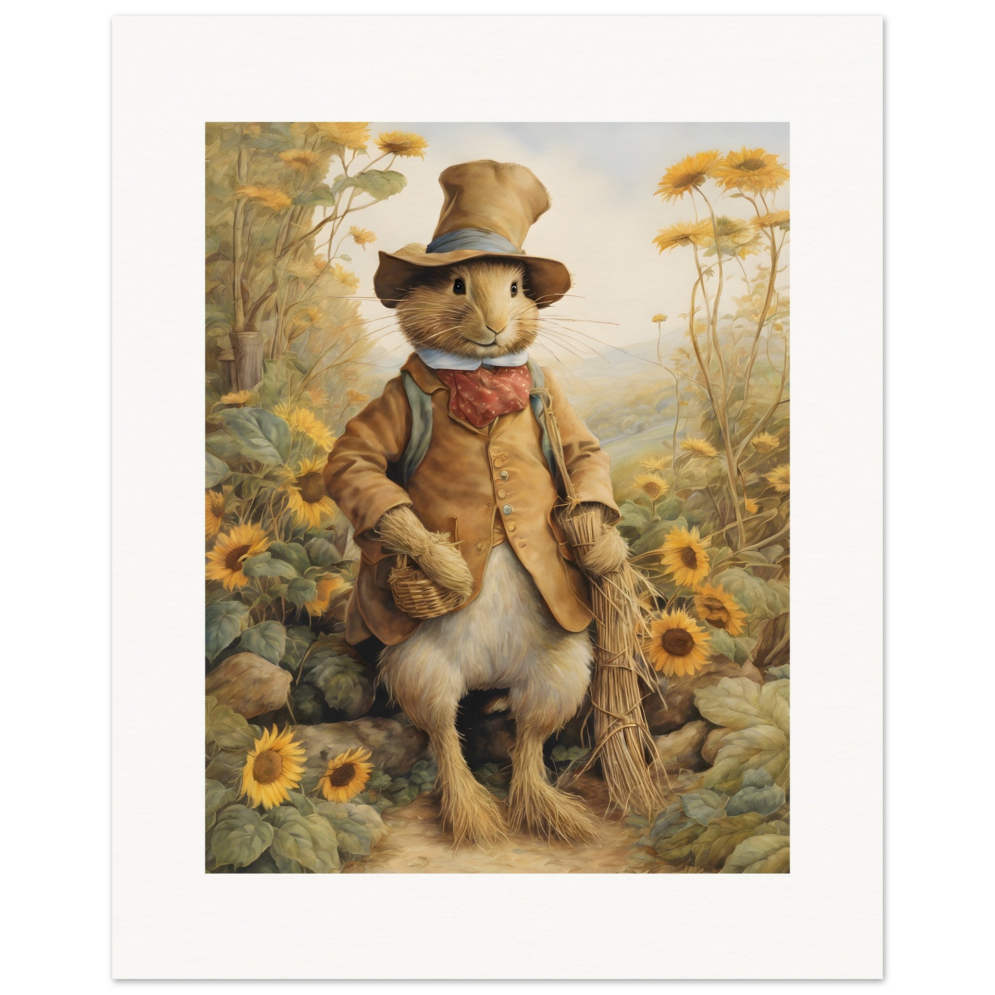 Encantadoras historias, delicadas acuarelas británicas, Espantapájaros - Póster