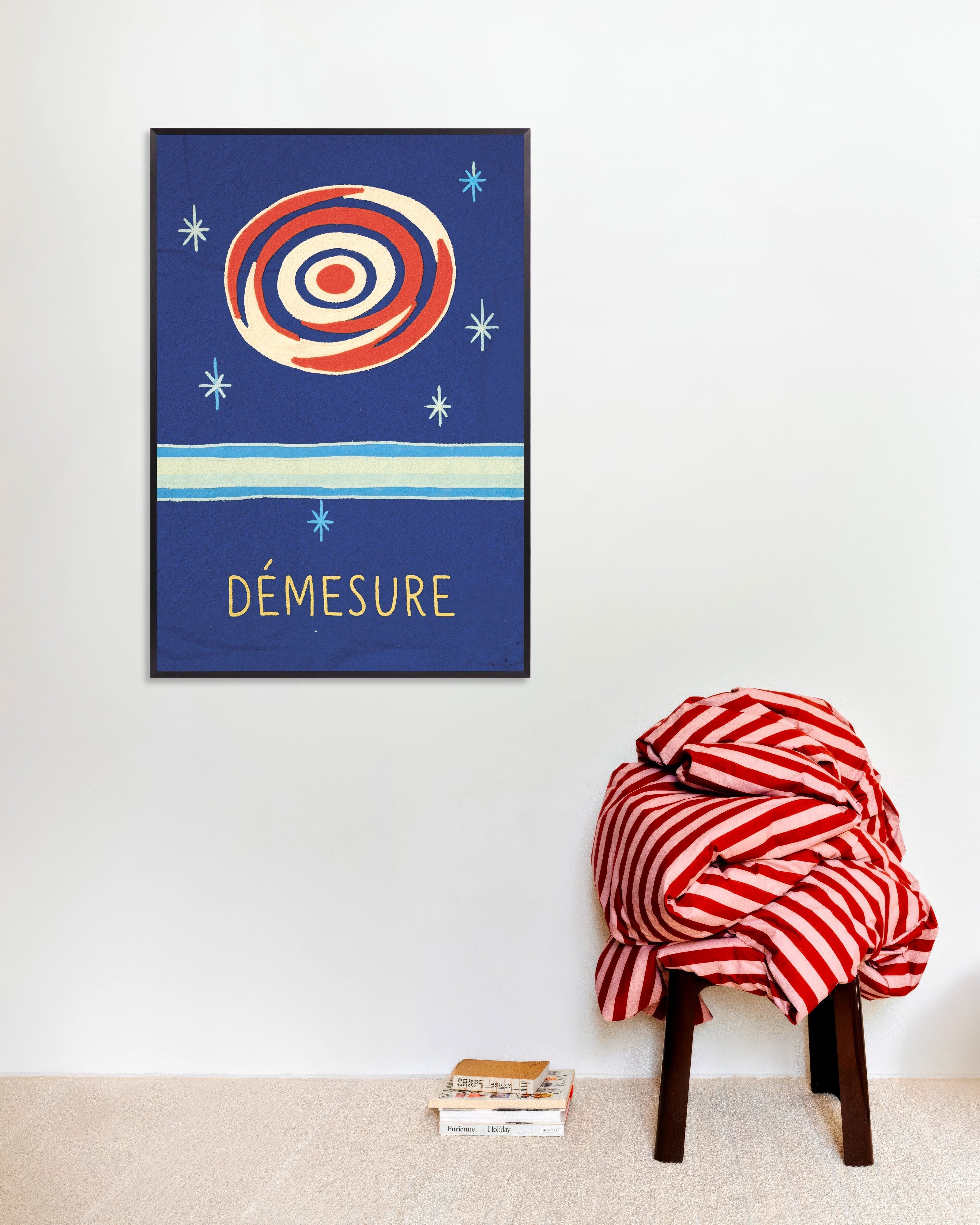 Poster of Démesure Cosmic Spiral Poster, with metal frame