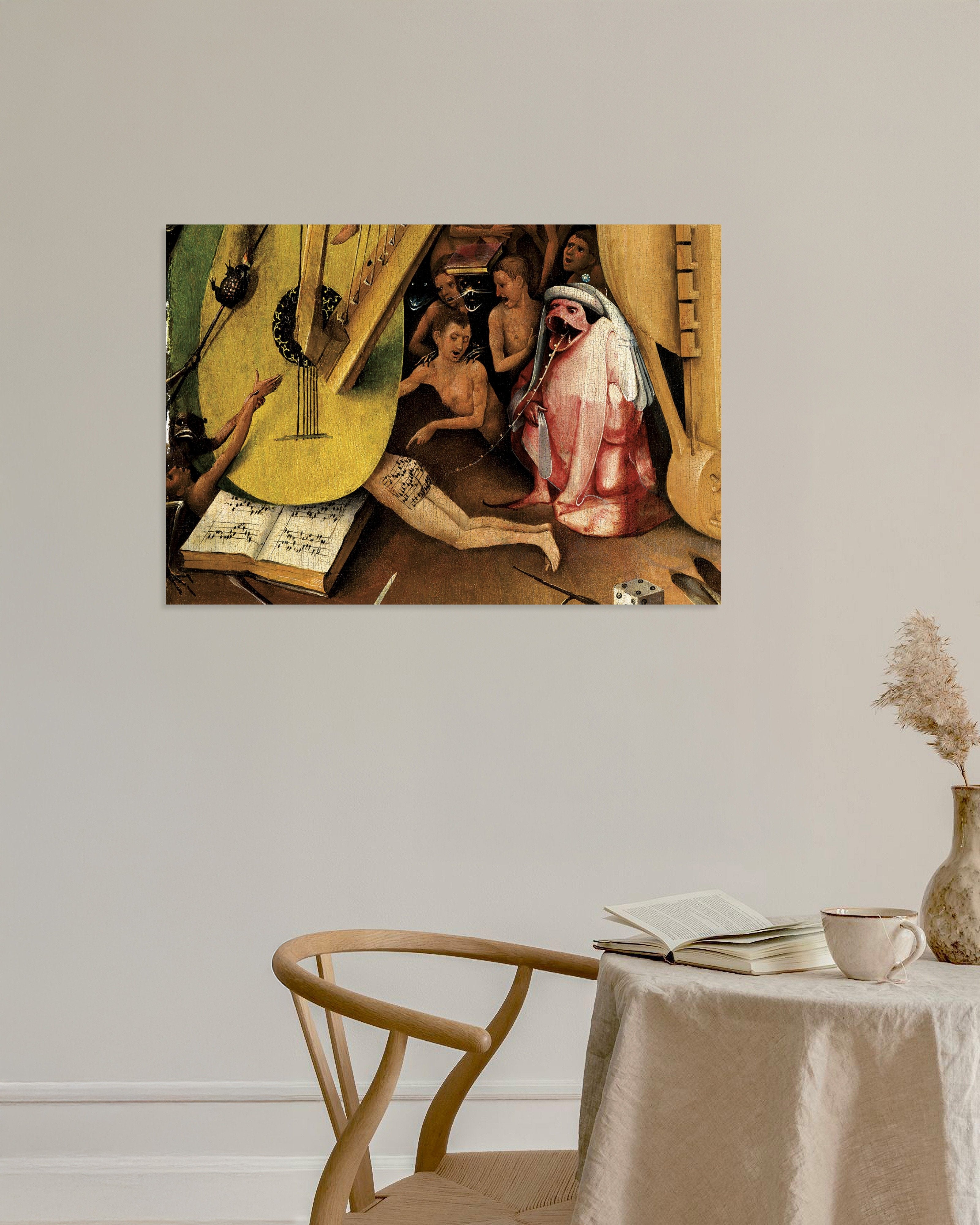 Poster of Detail from The Garden of Earthly Delights: the butt music of hell