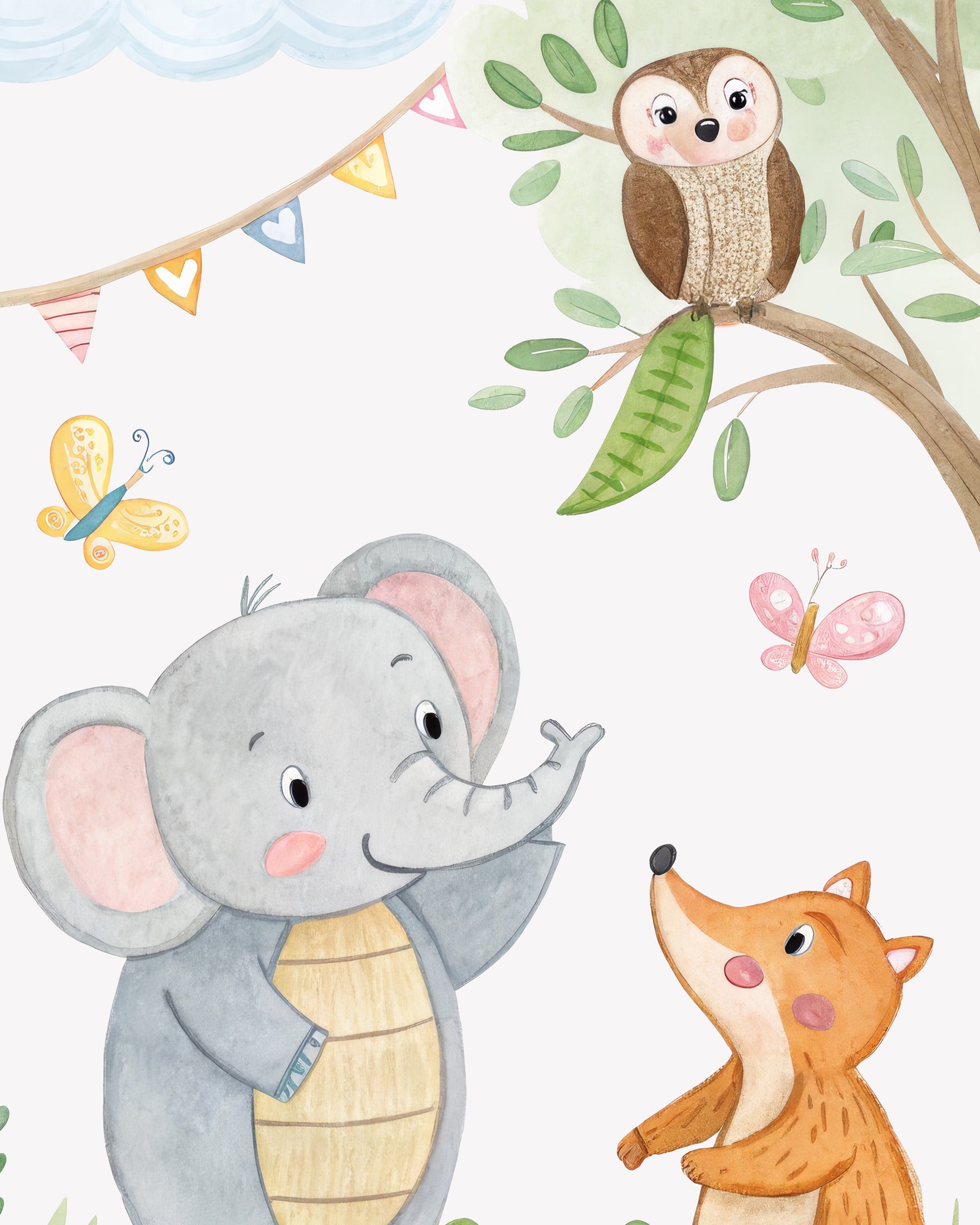 Pósters de Animales en Fiesta de Cumpleaños - Decoración para Cumpleaños Infantil