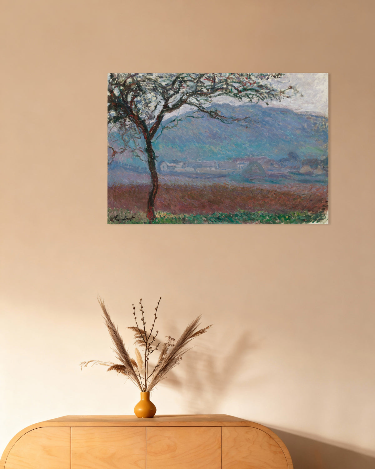 Póster Campo en Giverny (1887), de Claude Monet