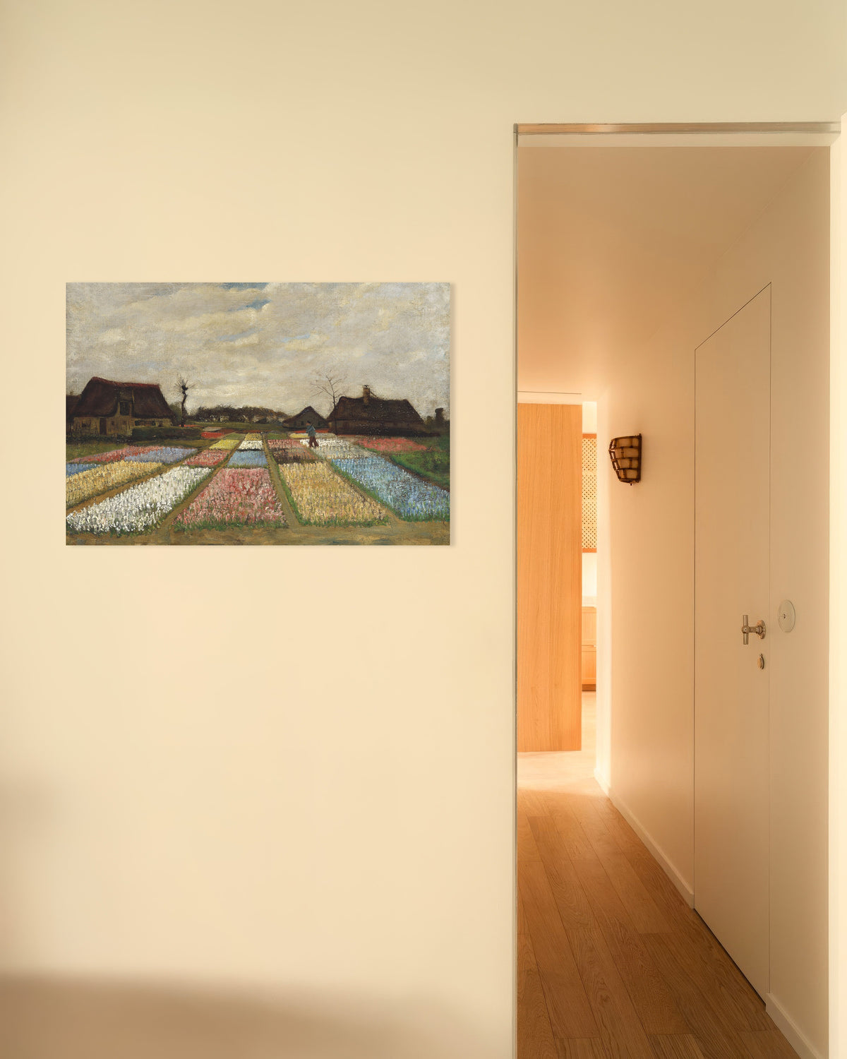 Poster of Flower Beds in Holland (c. 1883) by Vincent van Gogh