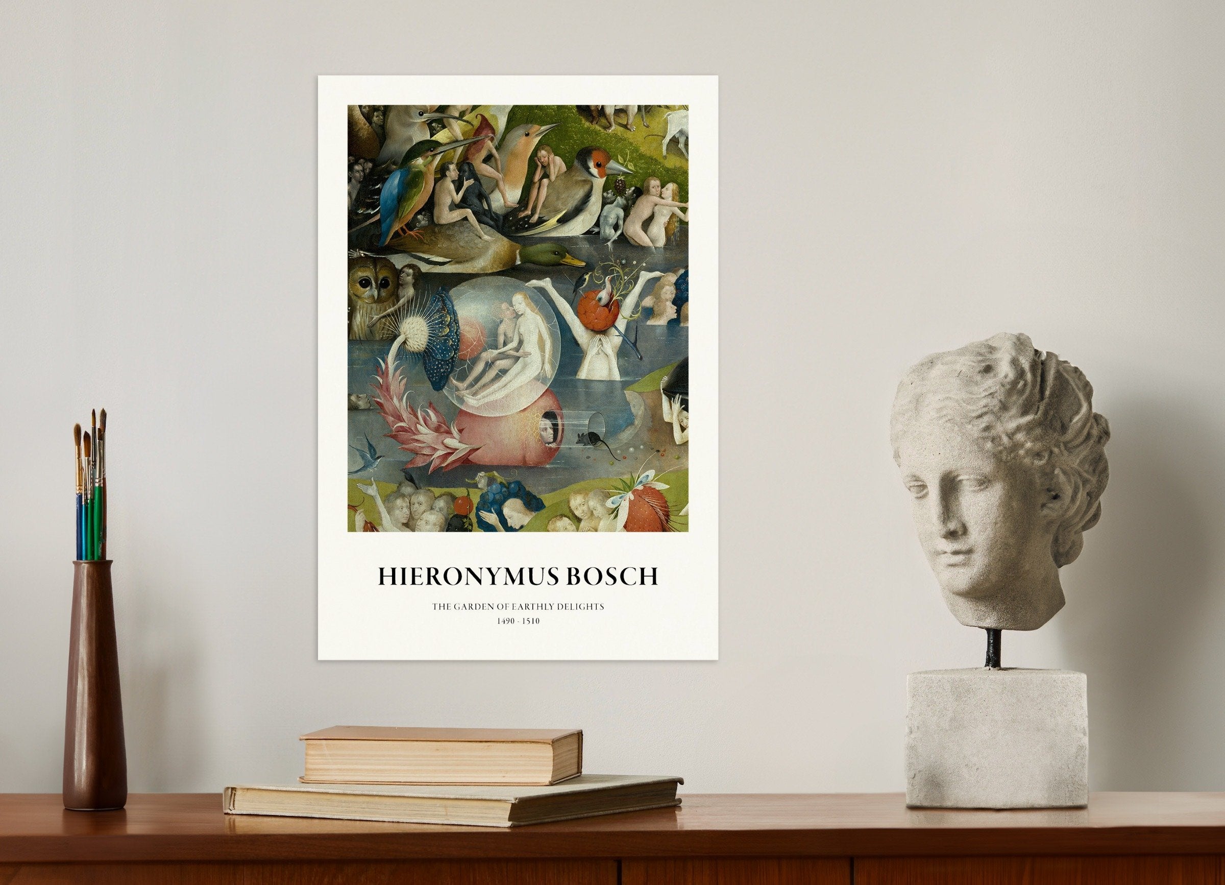 Poster of Garden of Earthly Delights Print, Detail 04