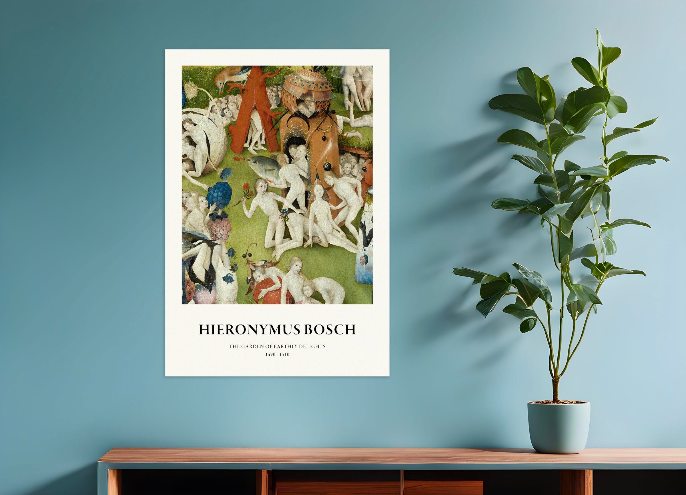 Poster of Garden of Earthly Delights Print, Detail 05