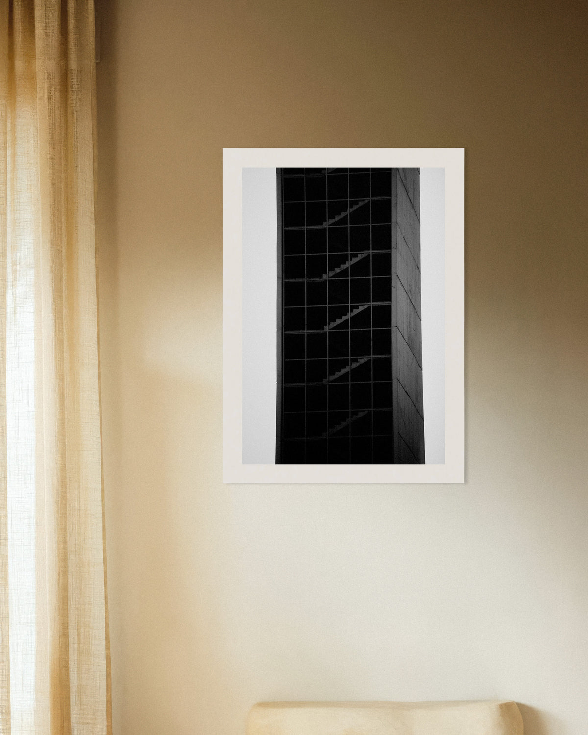 Póster «Torre de escaleras de cristal»