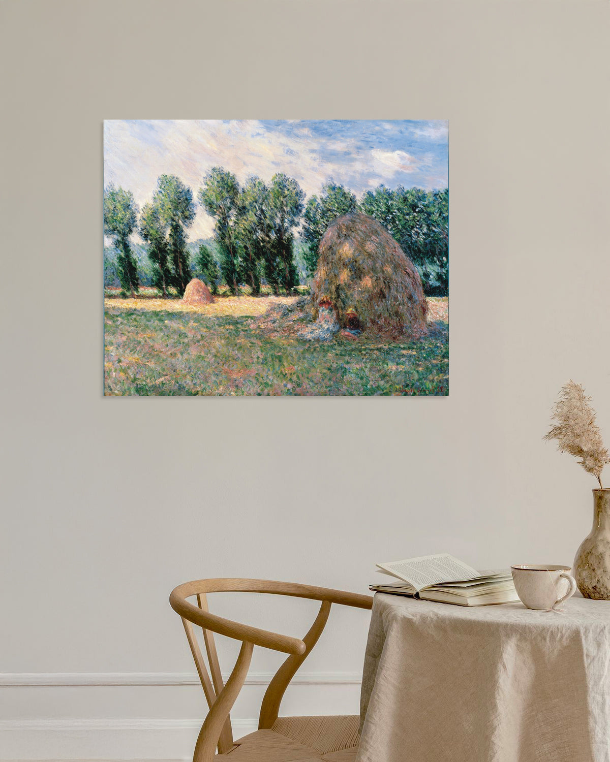 Póster Almiares (1885), de Claude Monet