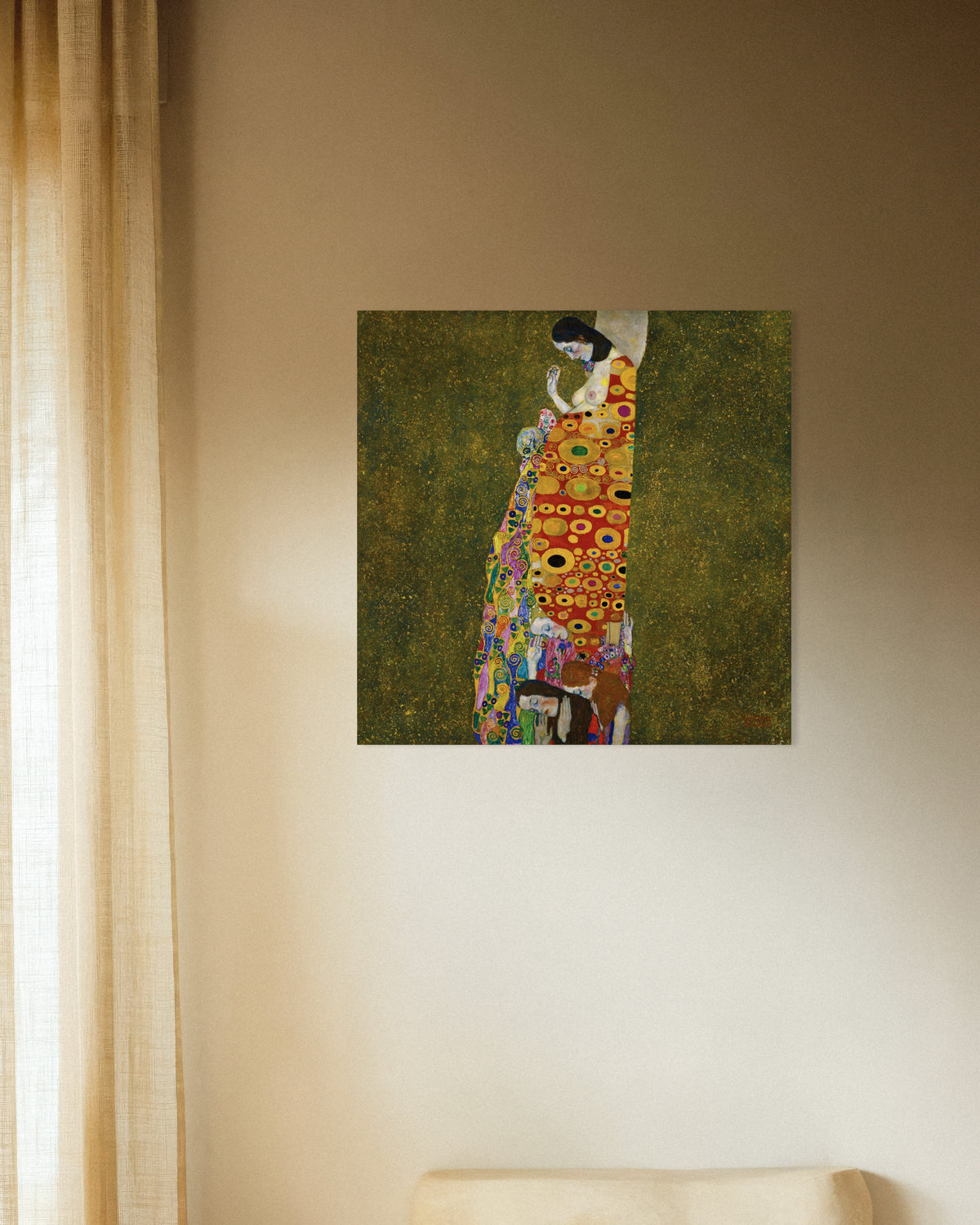 Póster La esperanza II (1907–1908), de Gustav Klimt