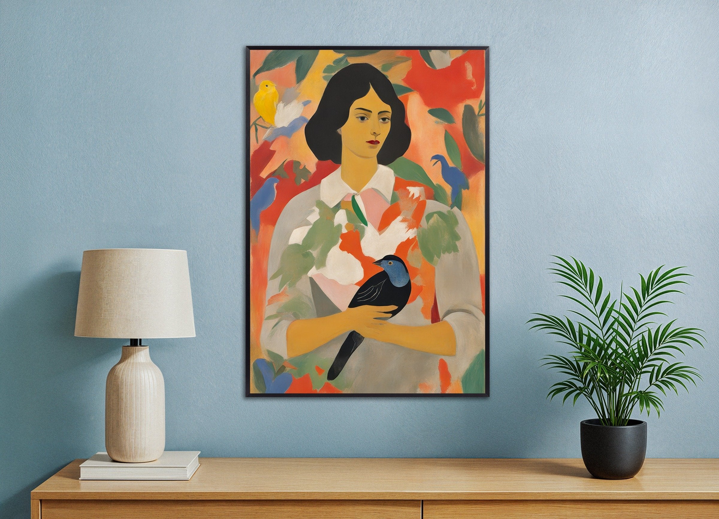 Poster of I Carry You Within Me - Art Print, with metal frame