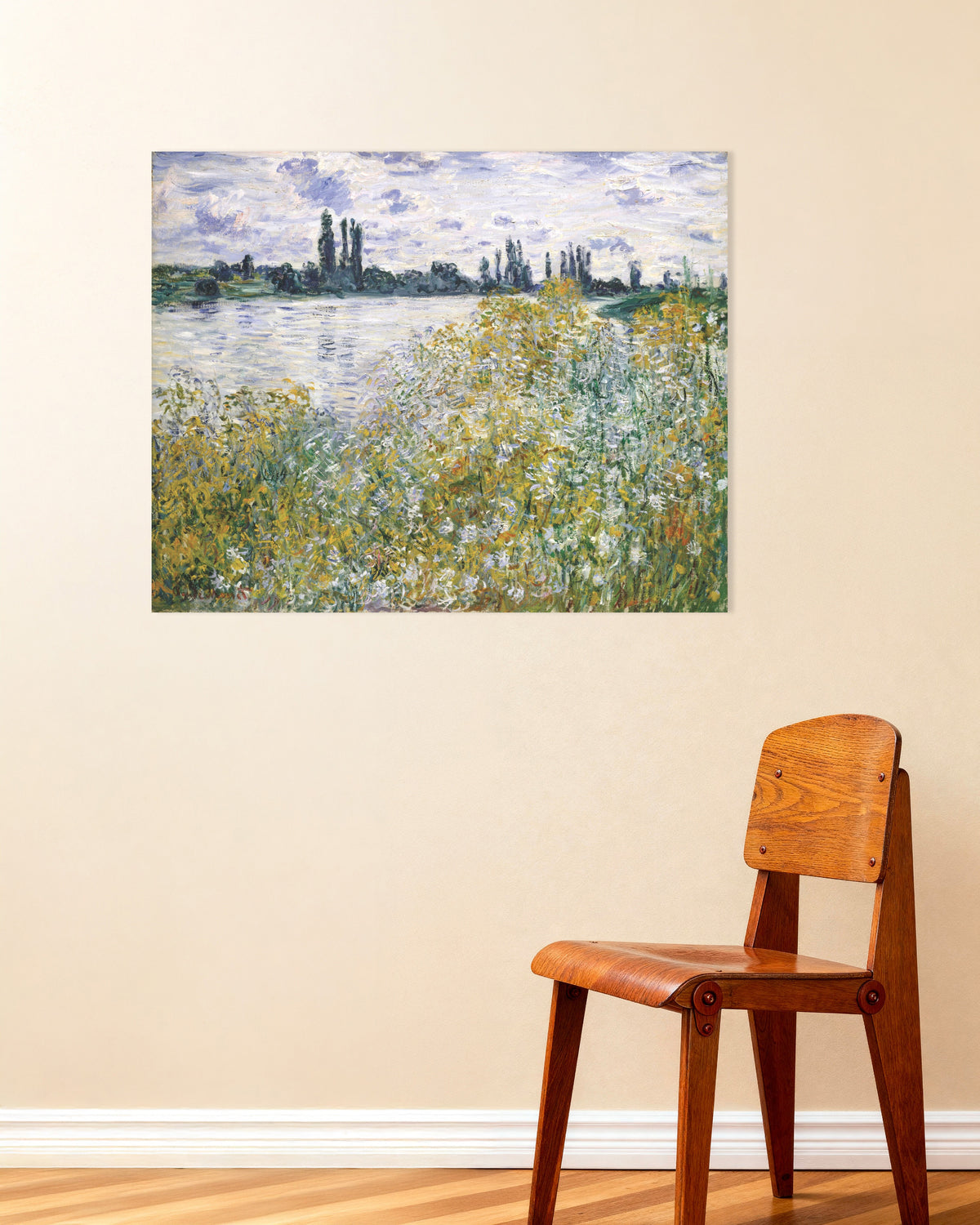 Póster L'Île aux Fleurs cerca de Vétheuil (1880), de Claude Monet