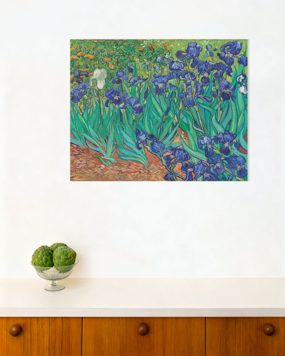 Póster de Irises (1889), de Vincent van Gogh