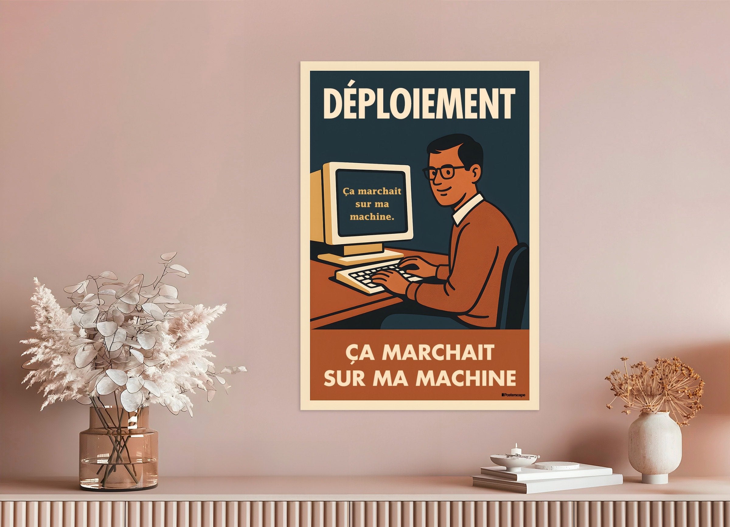 Poster of It Worked on my Machine - Demotivational Poster
