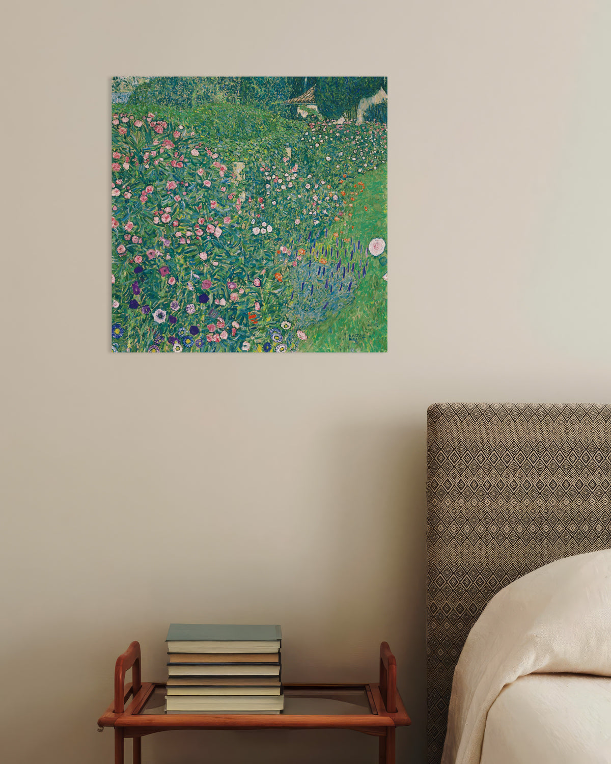Póster Paisaje de jardín italiano (1913), de Gustav Klimt