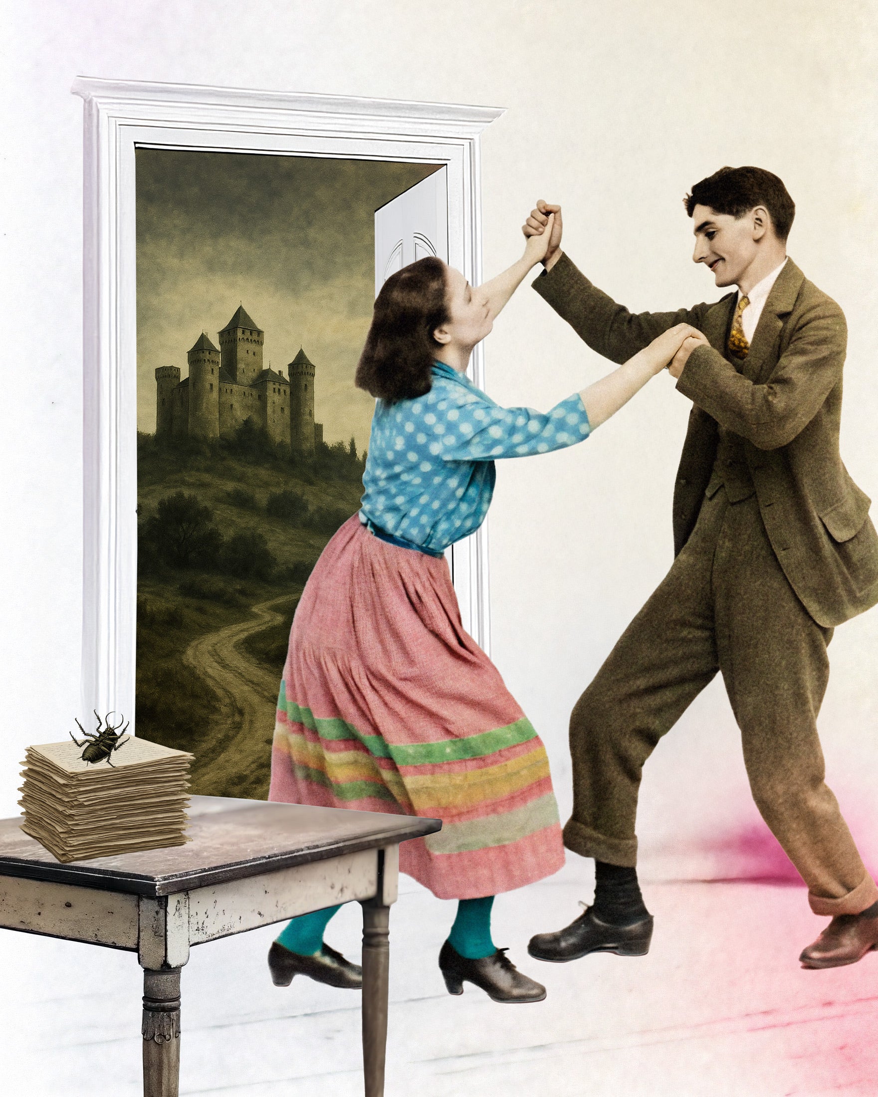 Franz Kafka - Un Retrato Literario - Lámina decorativa Póster