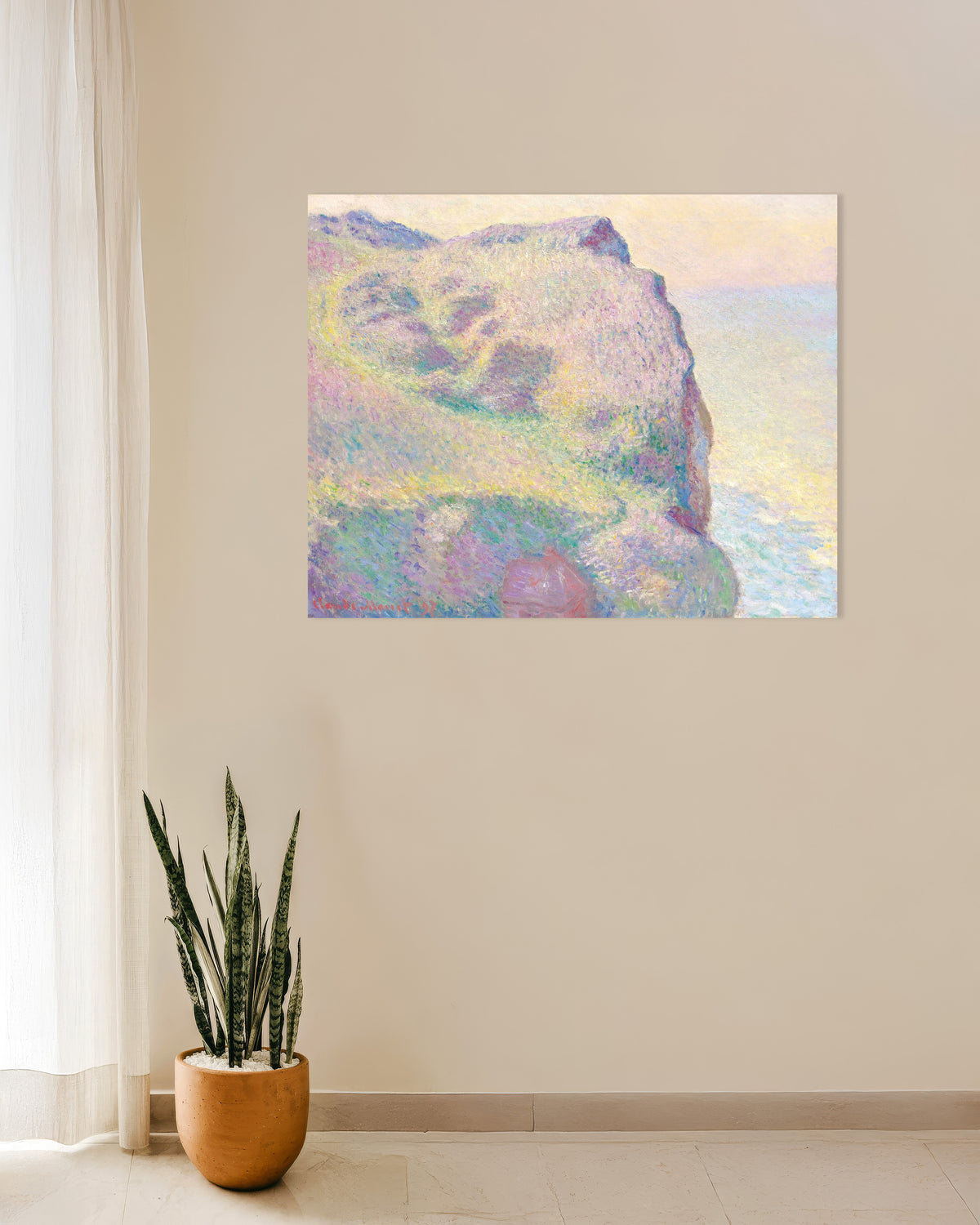 Póster La Pointe du Petit Ailly (1897), de Claude Monet