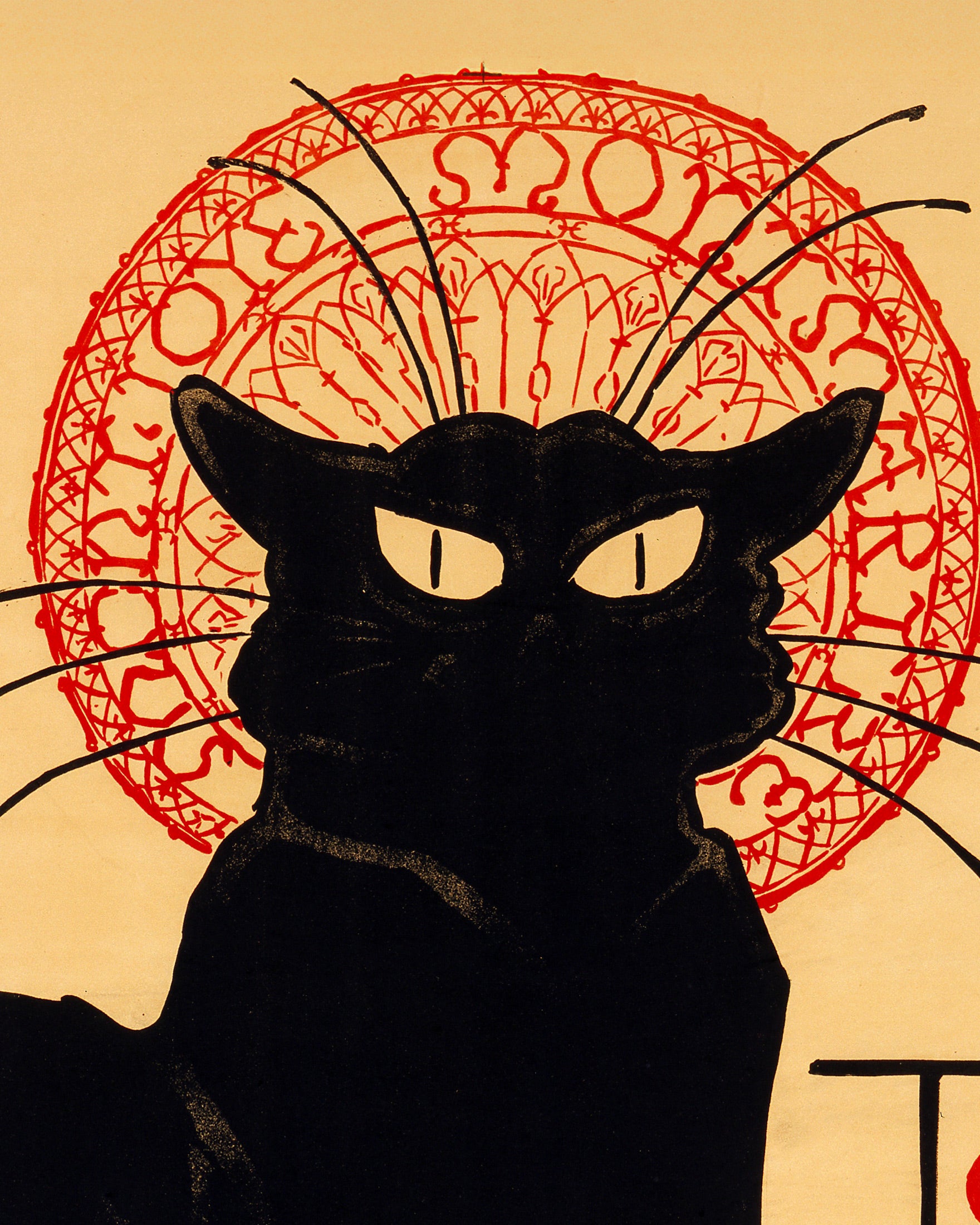Póster Chat Noir, Rodolphe Salis