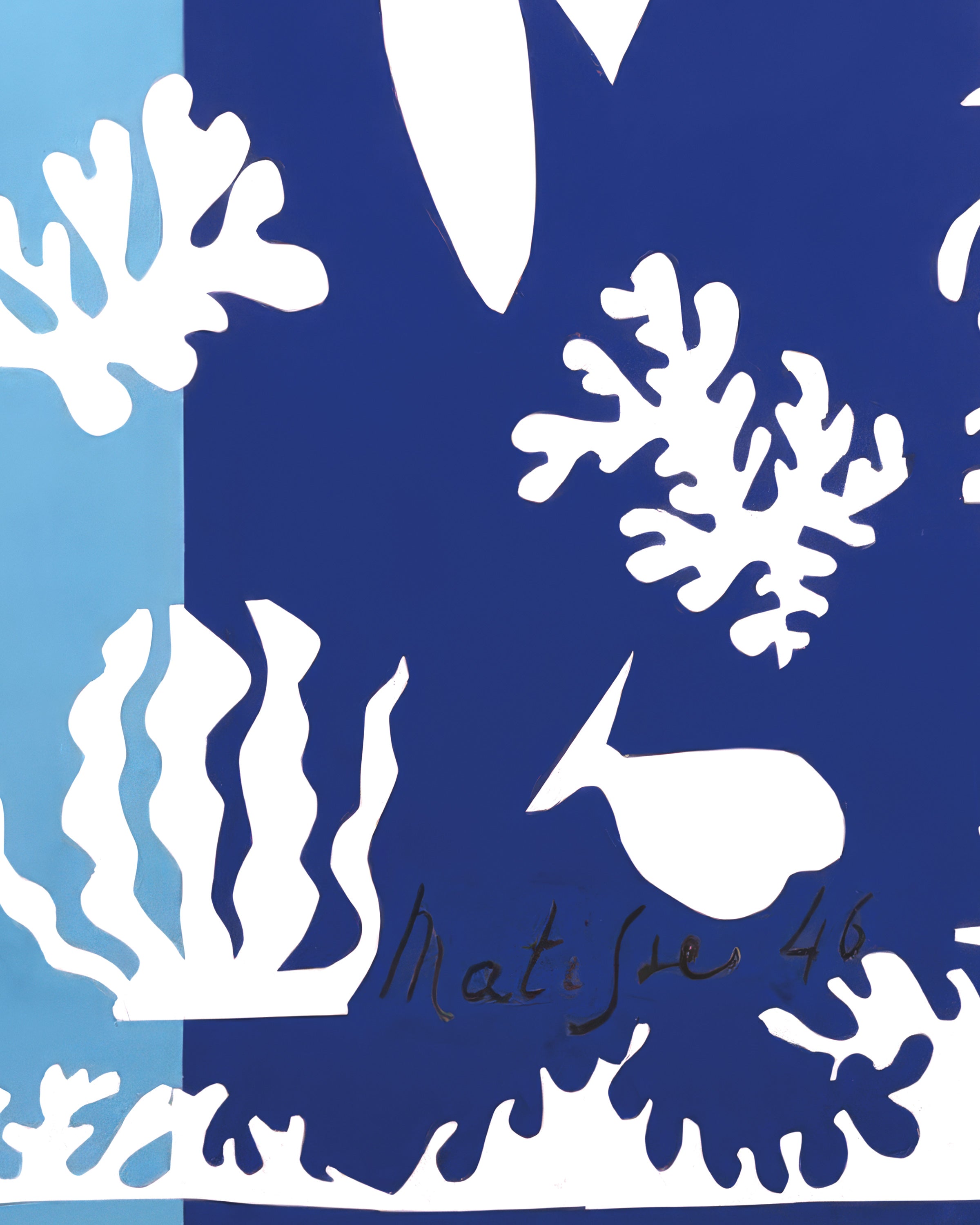 Polinesia, el mar (1946) de Henri Matisse - Póster