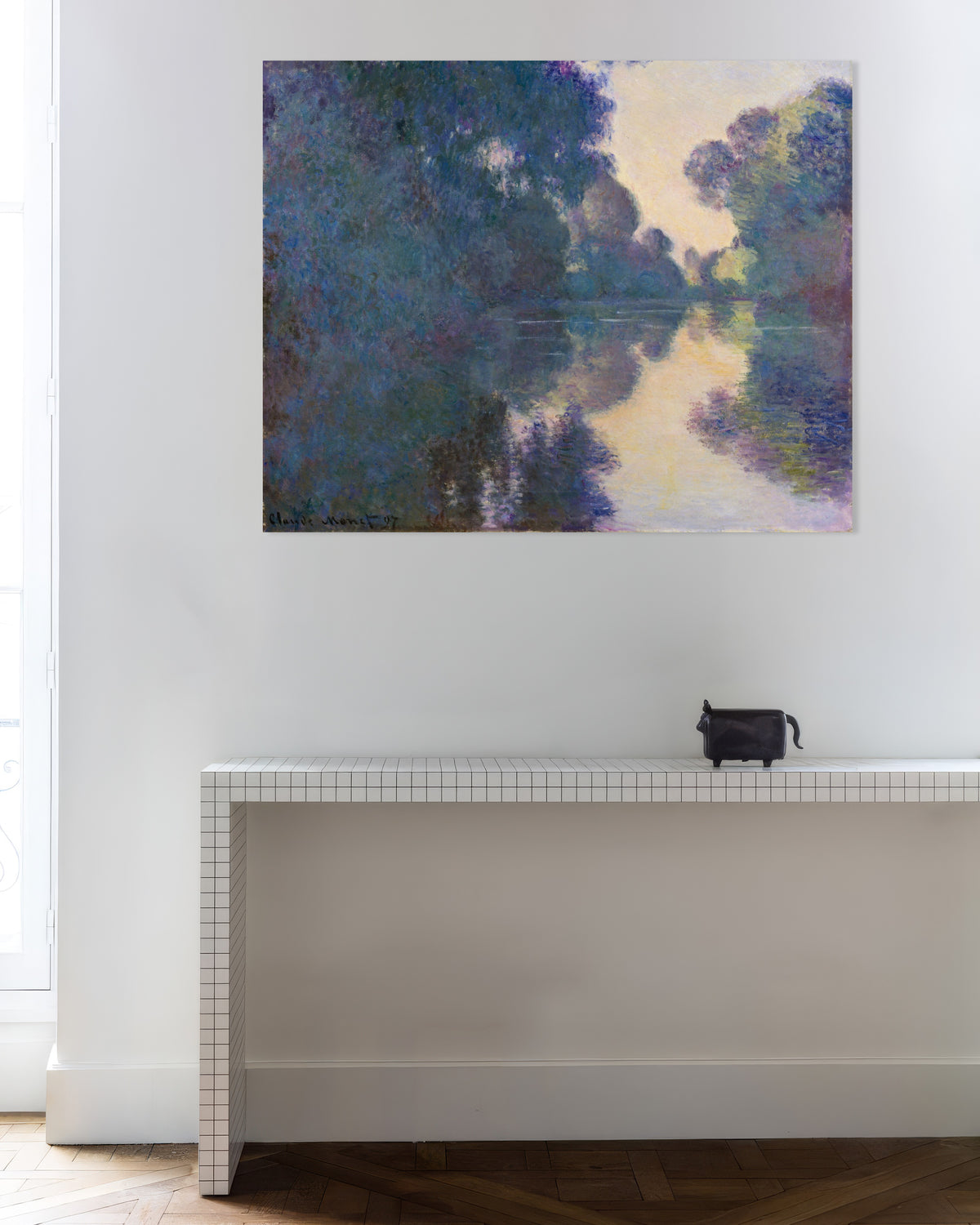 Póster Mañana en el Sena cerca de Giverny (1897), de Claude Monet