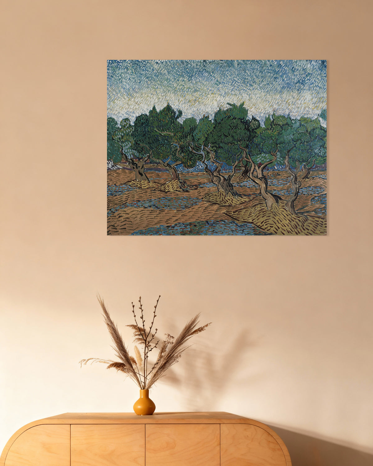 Póster de Olivares (1889), de Vincent van Gogh