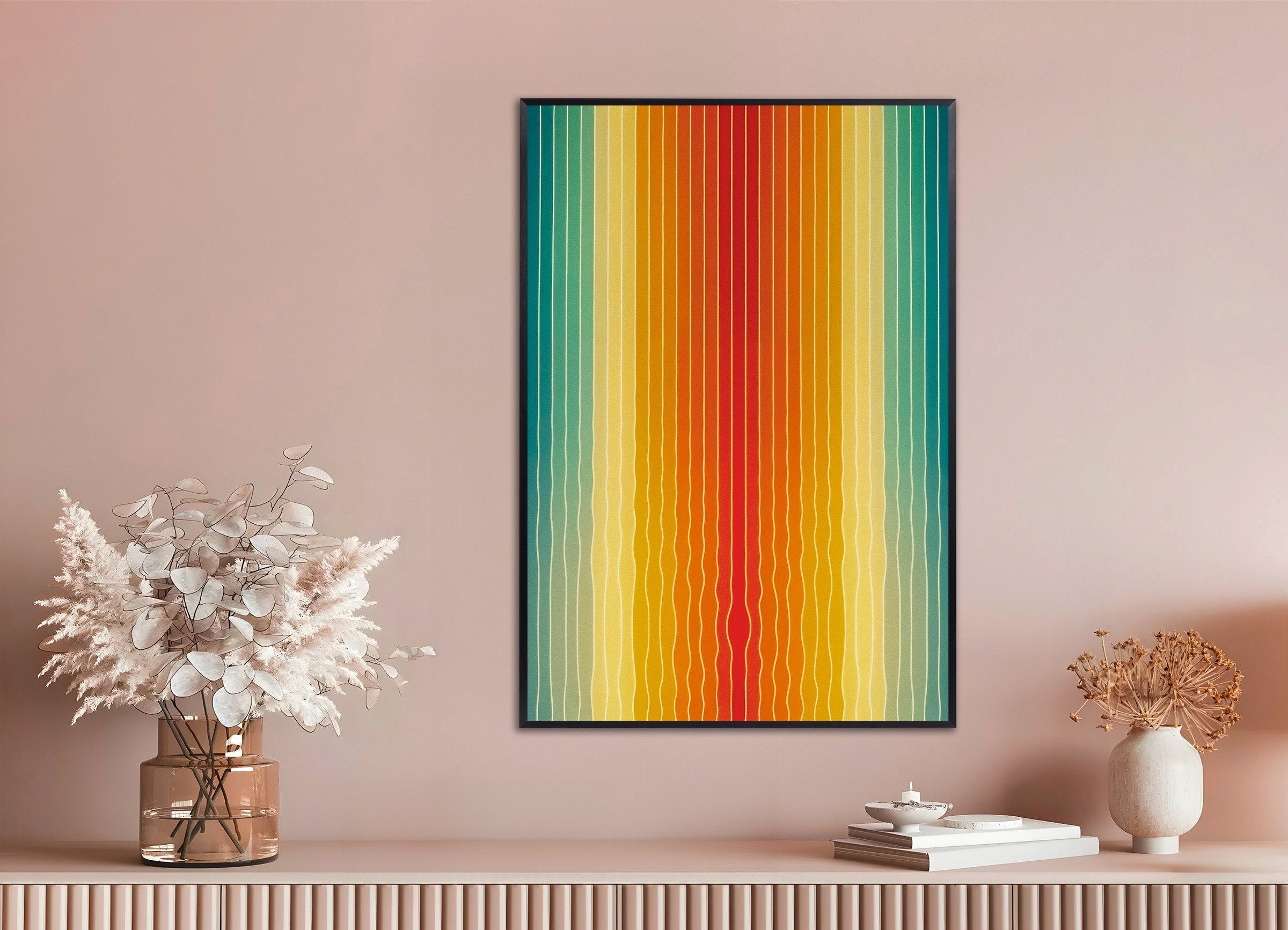 Poster of Polaroid World – Graphic Art Poster, with metal frame