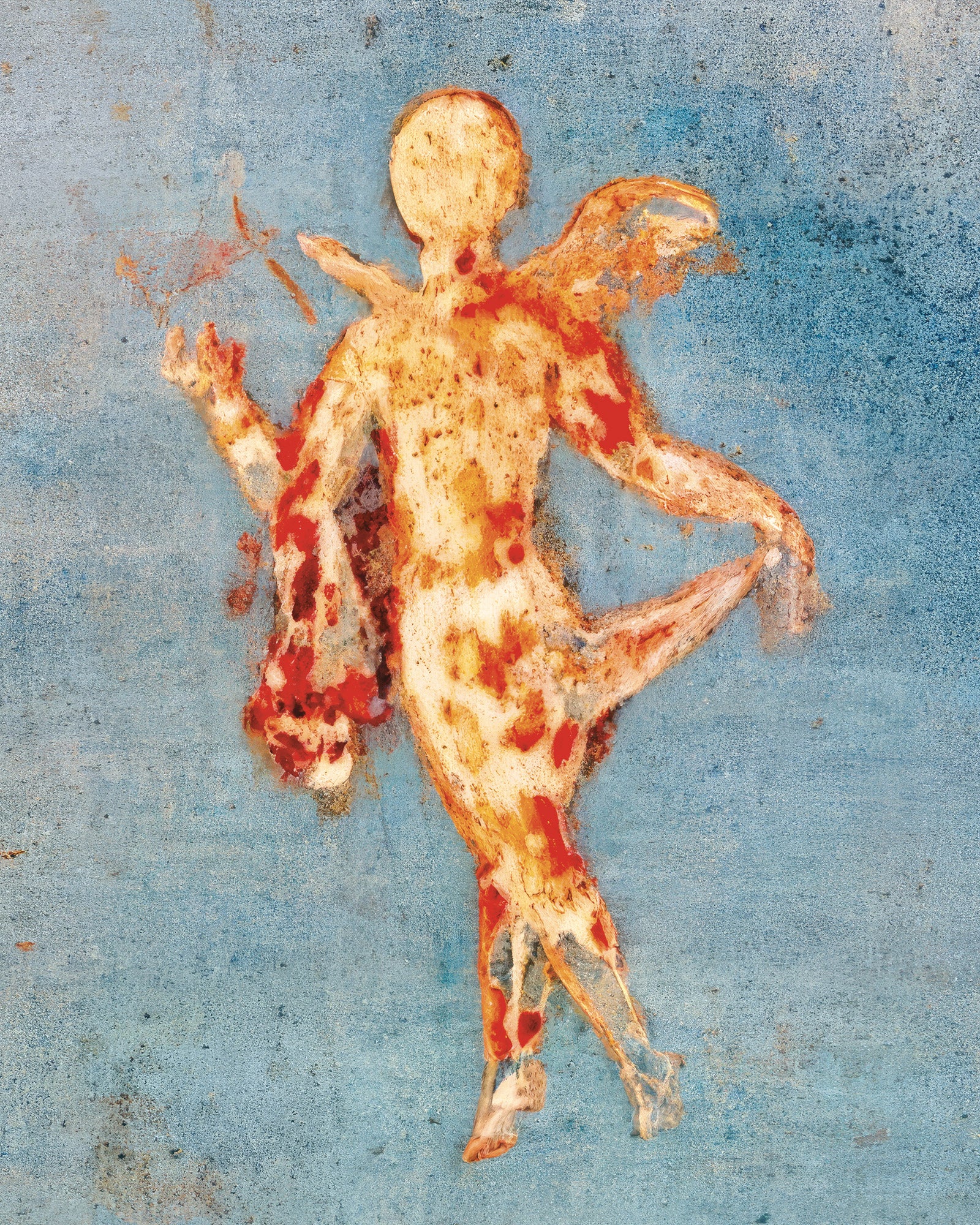 Psique en azul, Casa de Venus en Pompeya - Póster