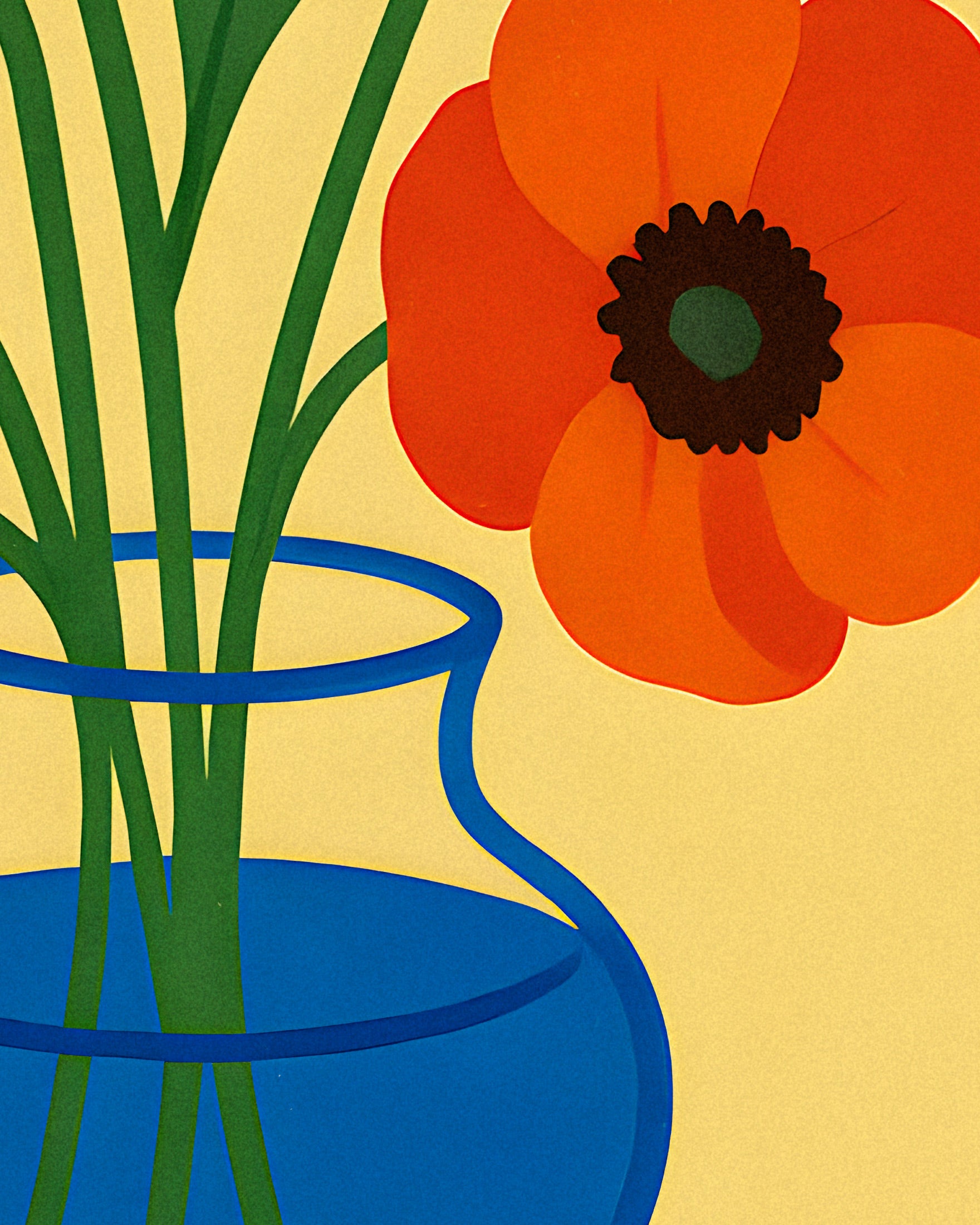 Póster de Amapolas Rojas