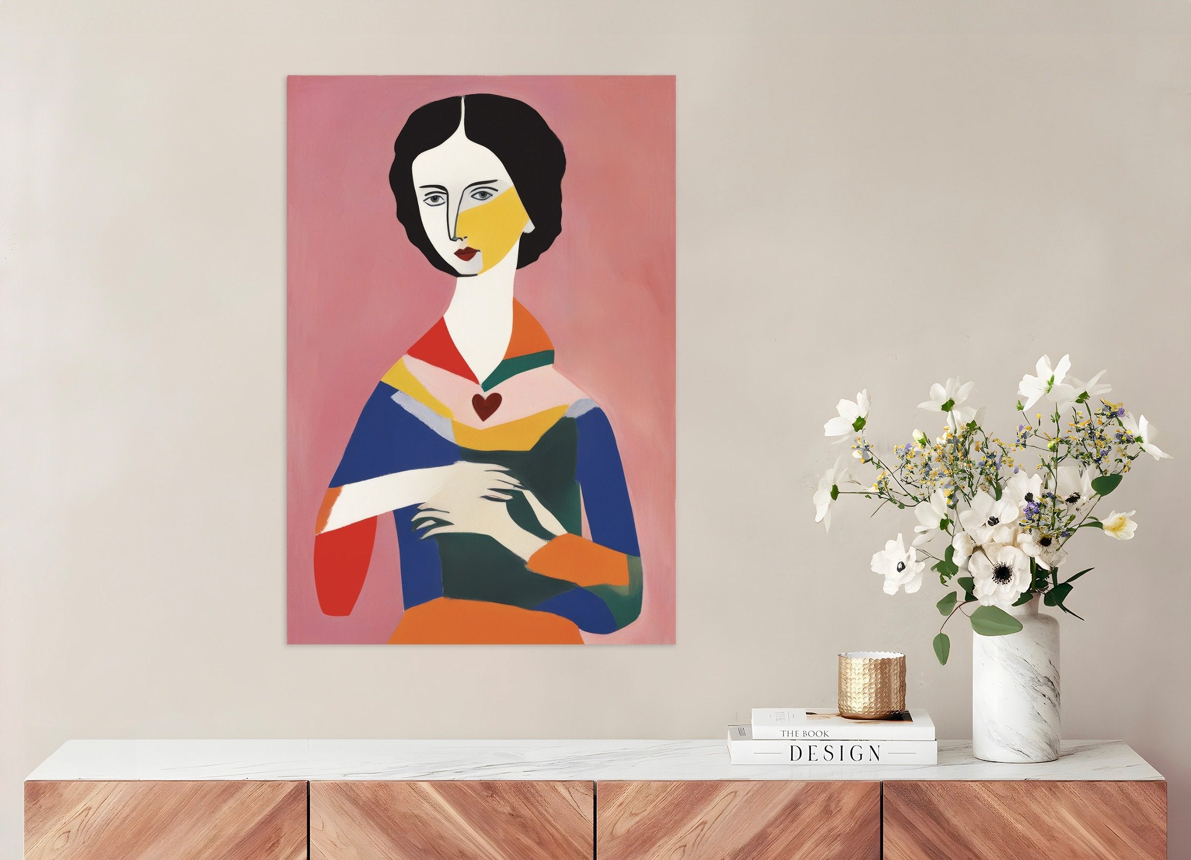 Poster of Portrait of Natasha art print