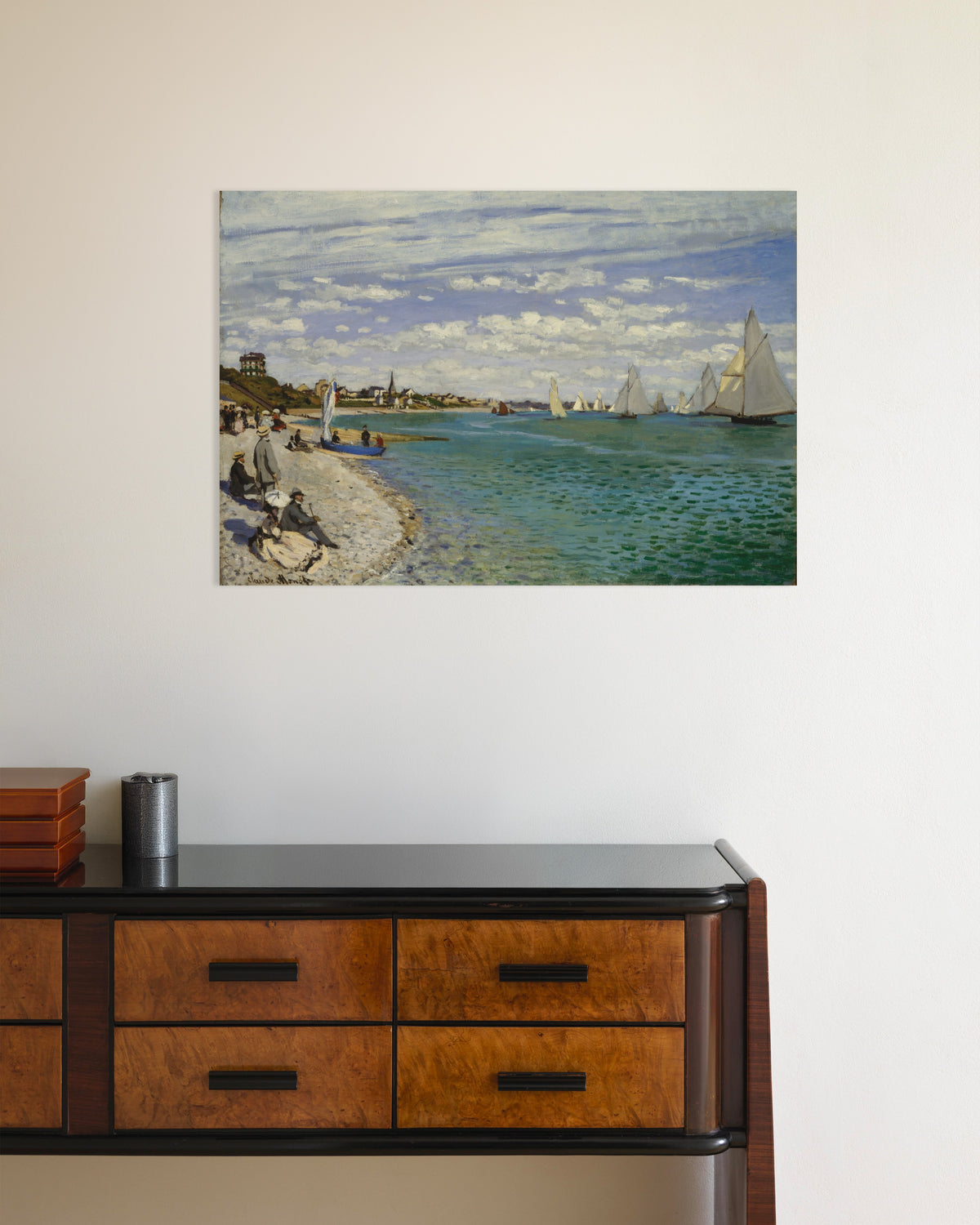 Póster Regata en Sainte-Adresse (1867), de Claude Monet
