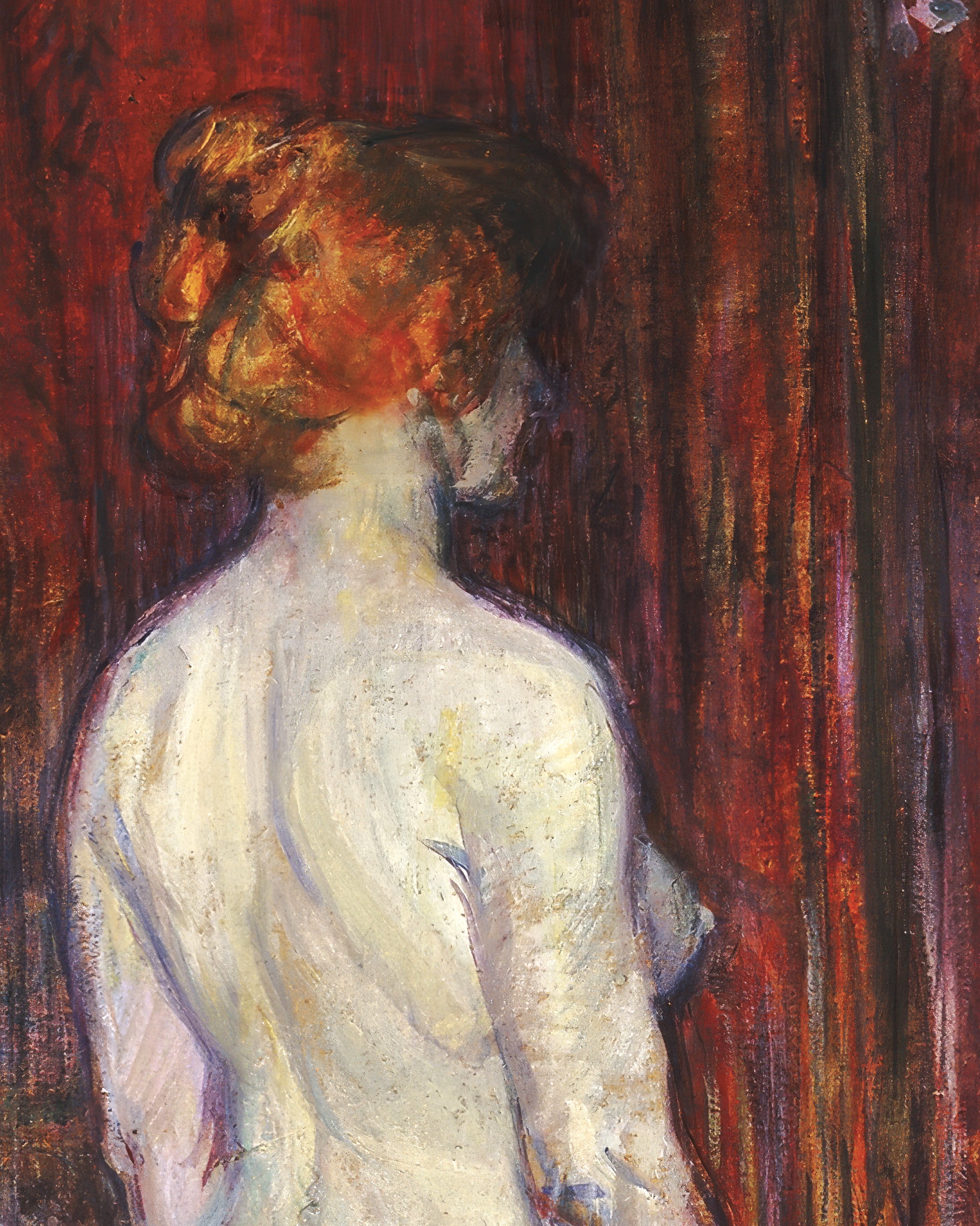 Mujer frente al espejo (1897) de Henri de Toulouse-Lautrec Póster