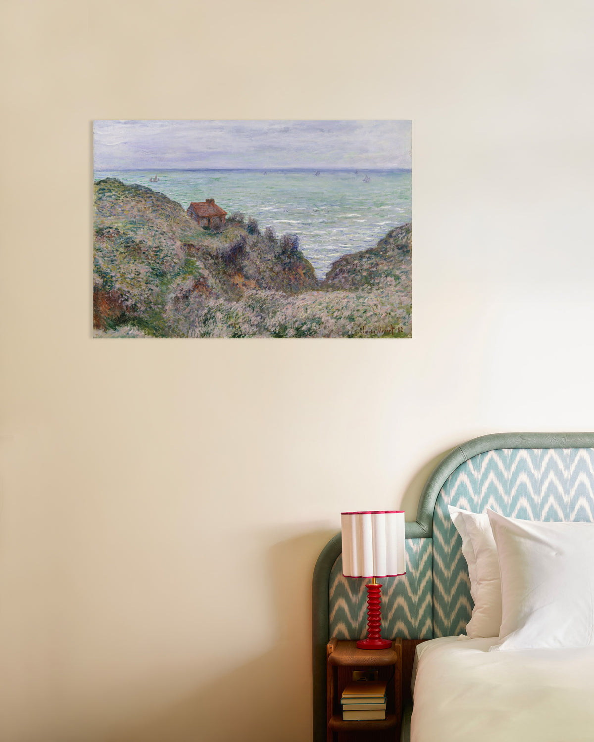 Póster La cabaña del aduanero (1882), de Claude Monet