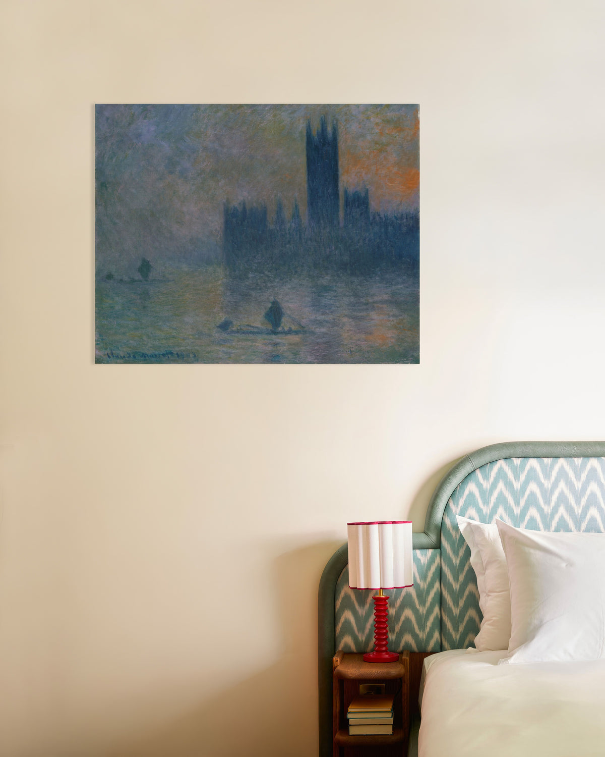 Póster El Parlamento, efecto de niebla (1903–1904), de Claude Monet