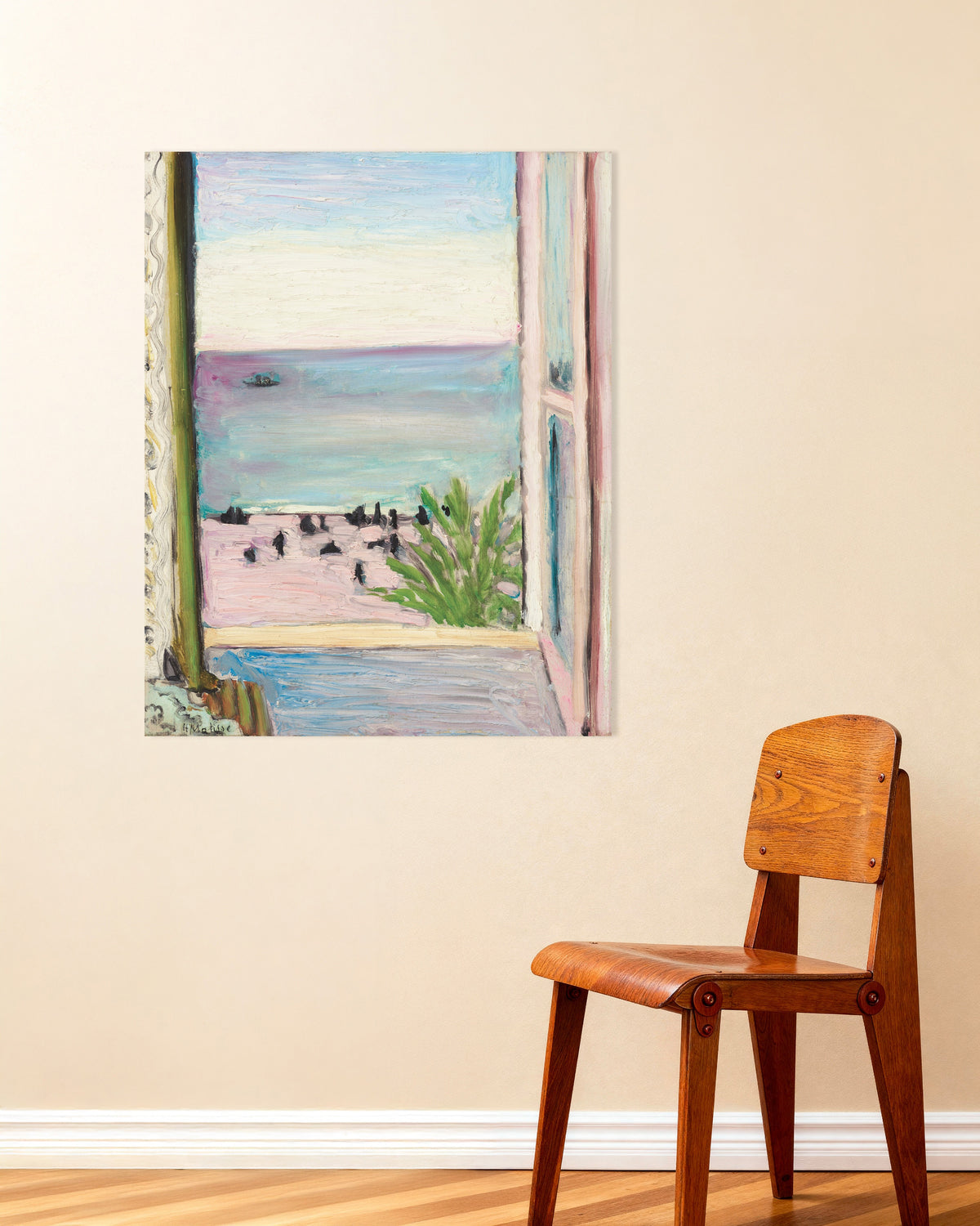 Póster de La ventana abierta (1918), de Henri Matisse