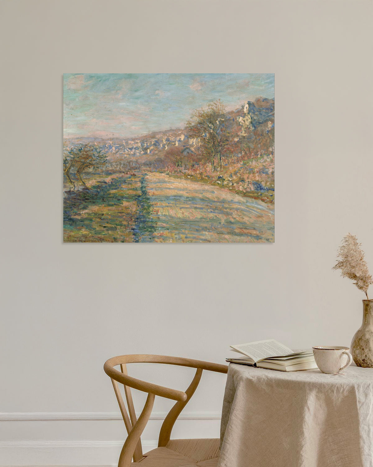 Póster El camino de La Roche-Guyon (1880), de Claude Monet