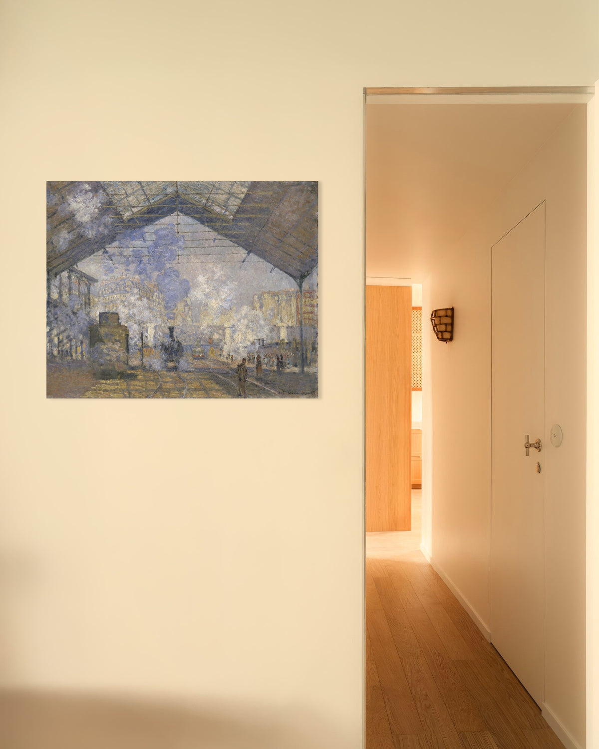 Póster La estación de Saint-Lazare (1877), de Claude Monet