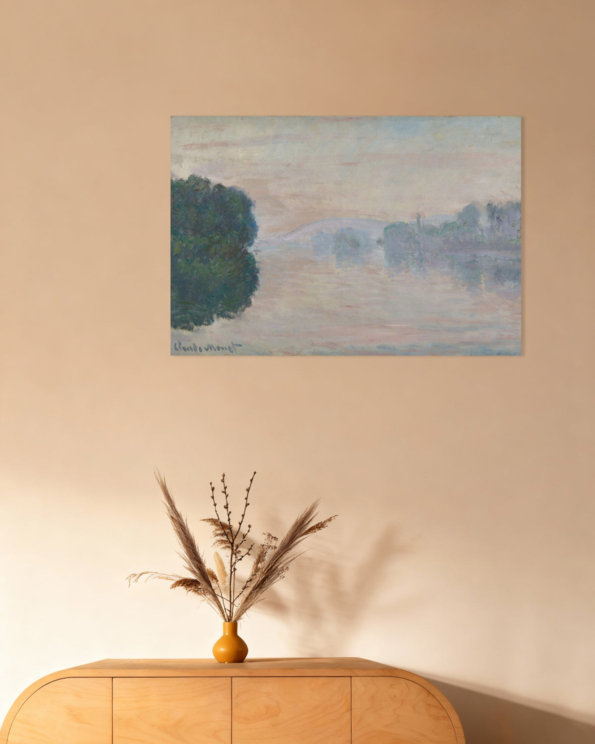 Póster El Sena entre la bruma (1894), de Claude Monet