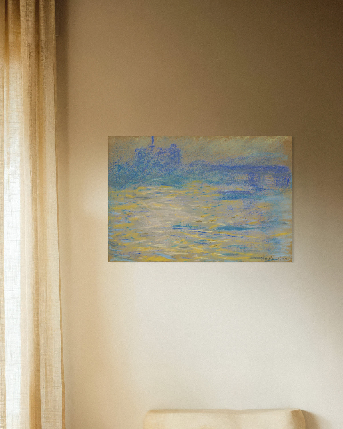 Póster El Támesis (1901), de Claude Monet