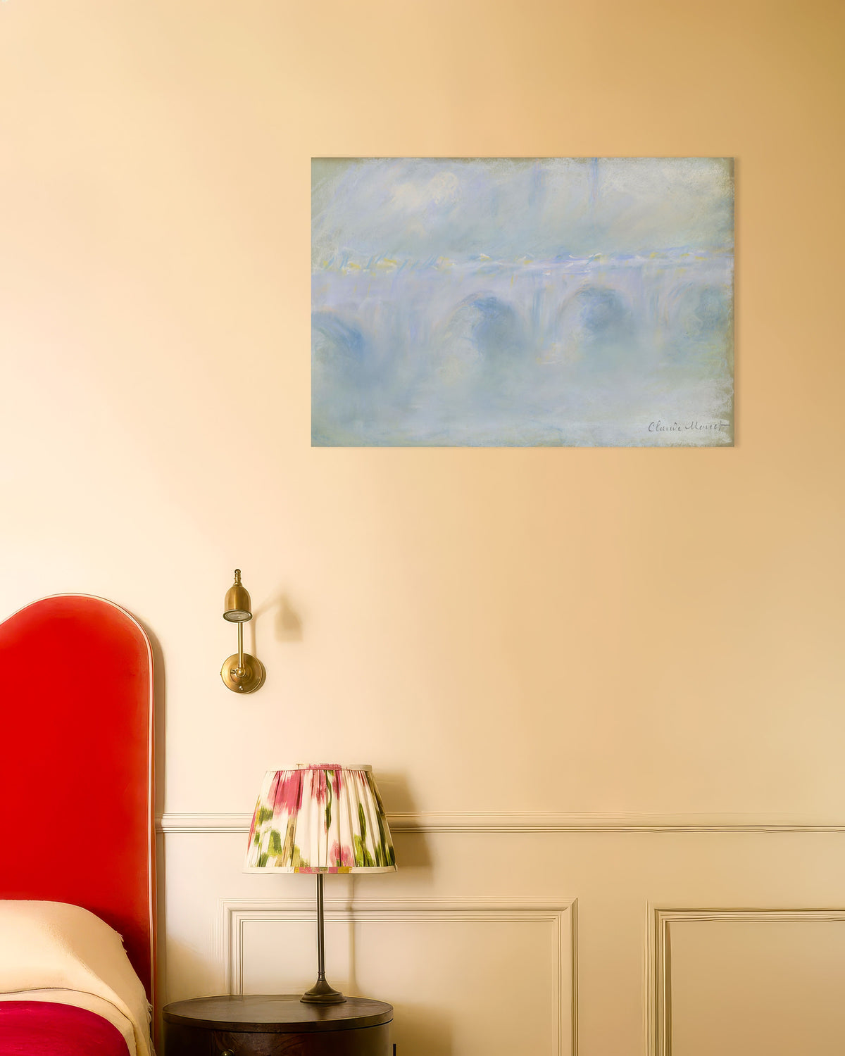 Póster El puente de Waterloo (1901), de Claude Monet